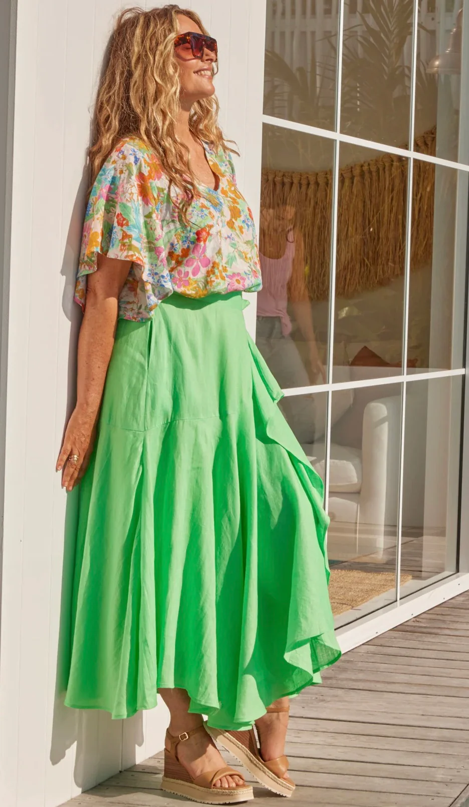 Verve Top Pink Flourish