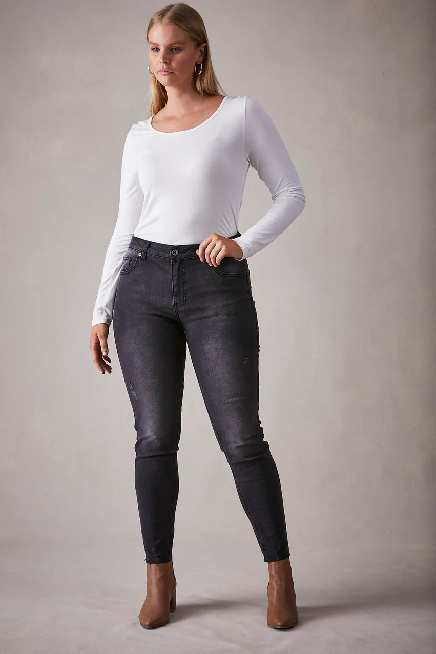 Eb & Ive Junko Denim Jeans Washed Black