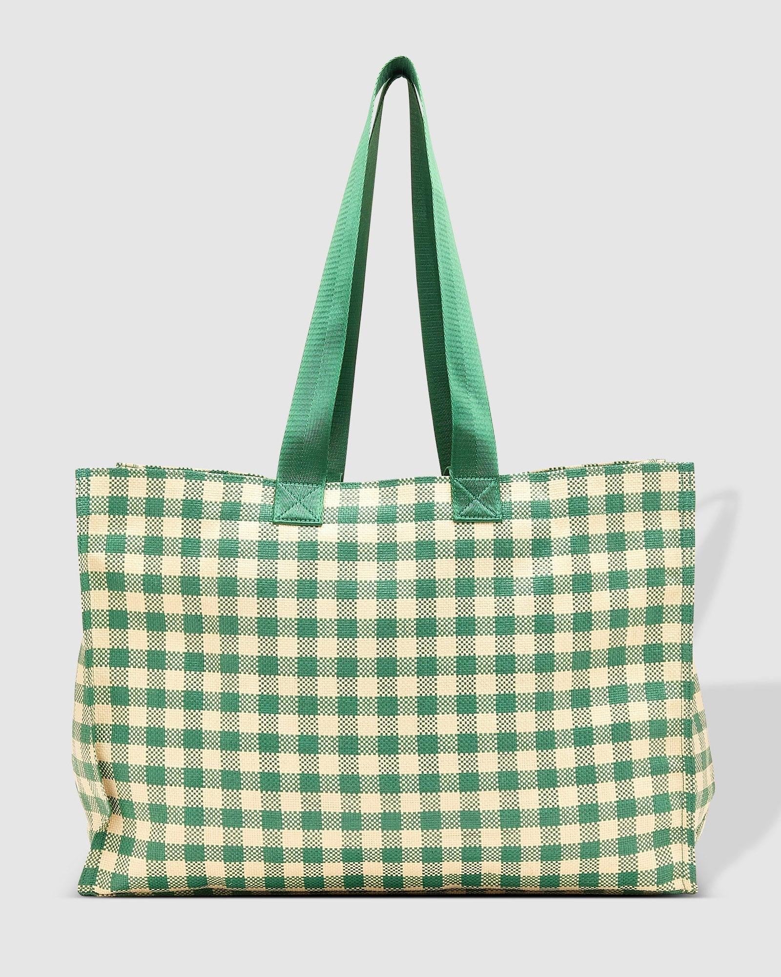 Simpson Shopper Bag Green Cream