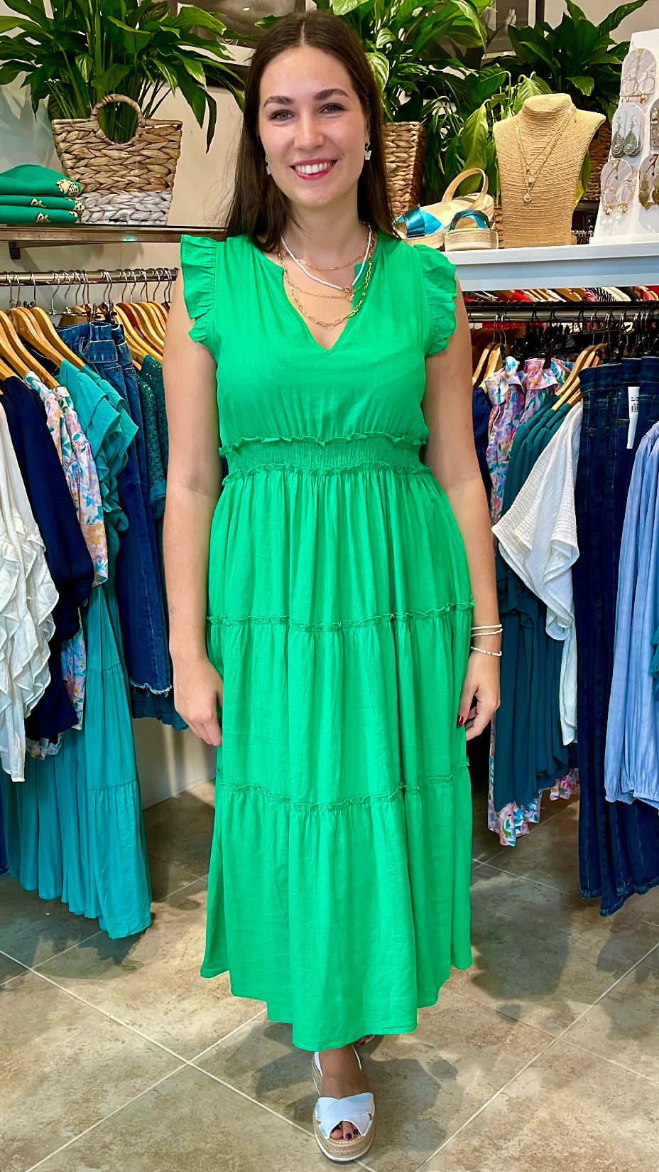 Tanna Frill Dress Paradise