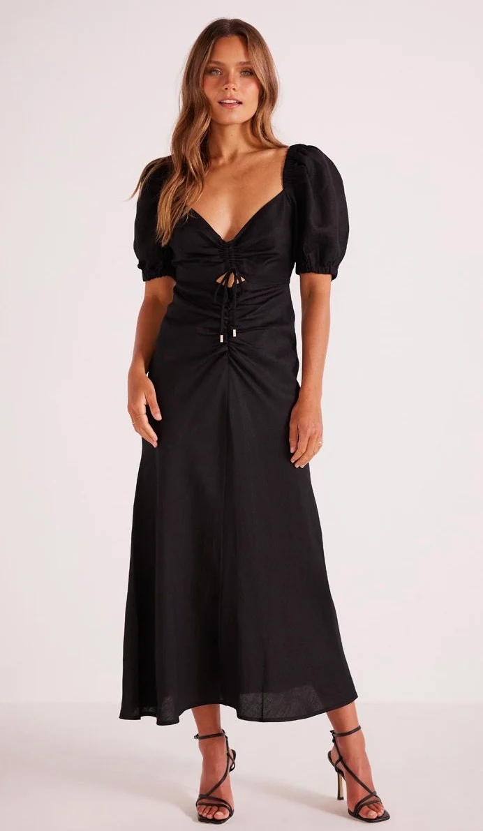 Sadira Midi Dress Black