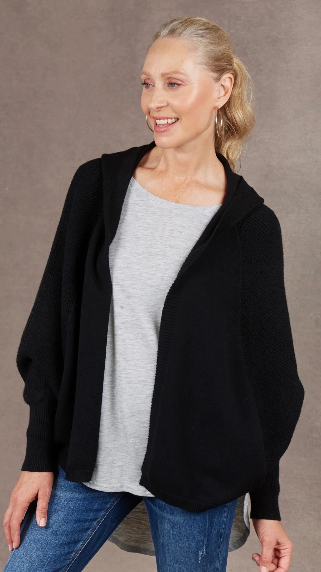 Nawi Cardigan Ebony