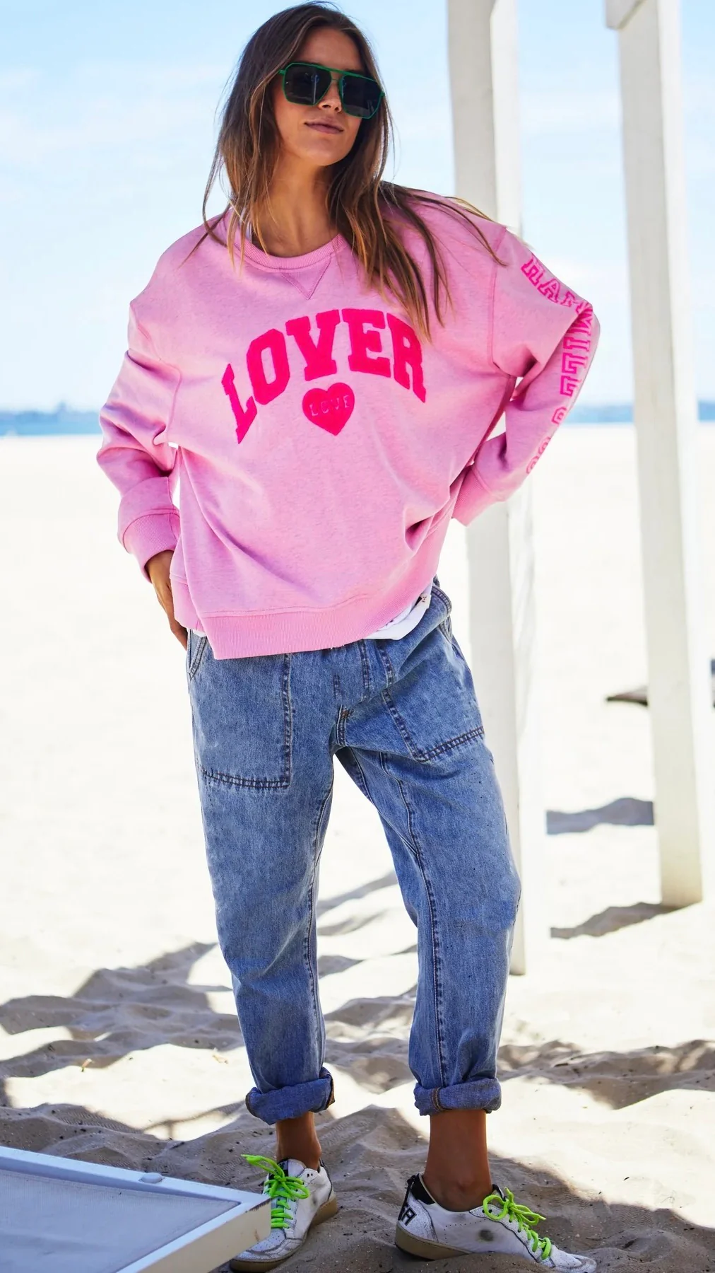 Lover Pink Marle Sweat