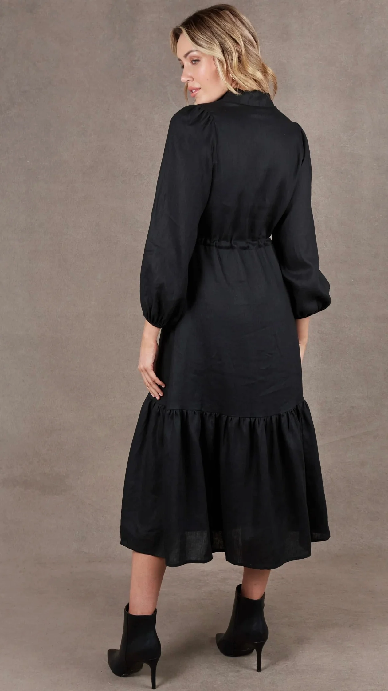 Nama Shirt Dress Ebony