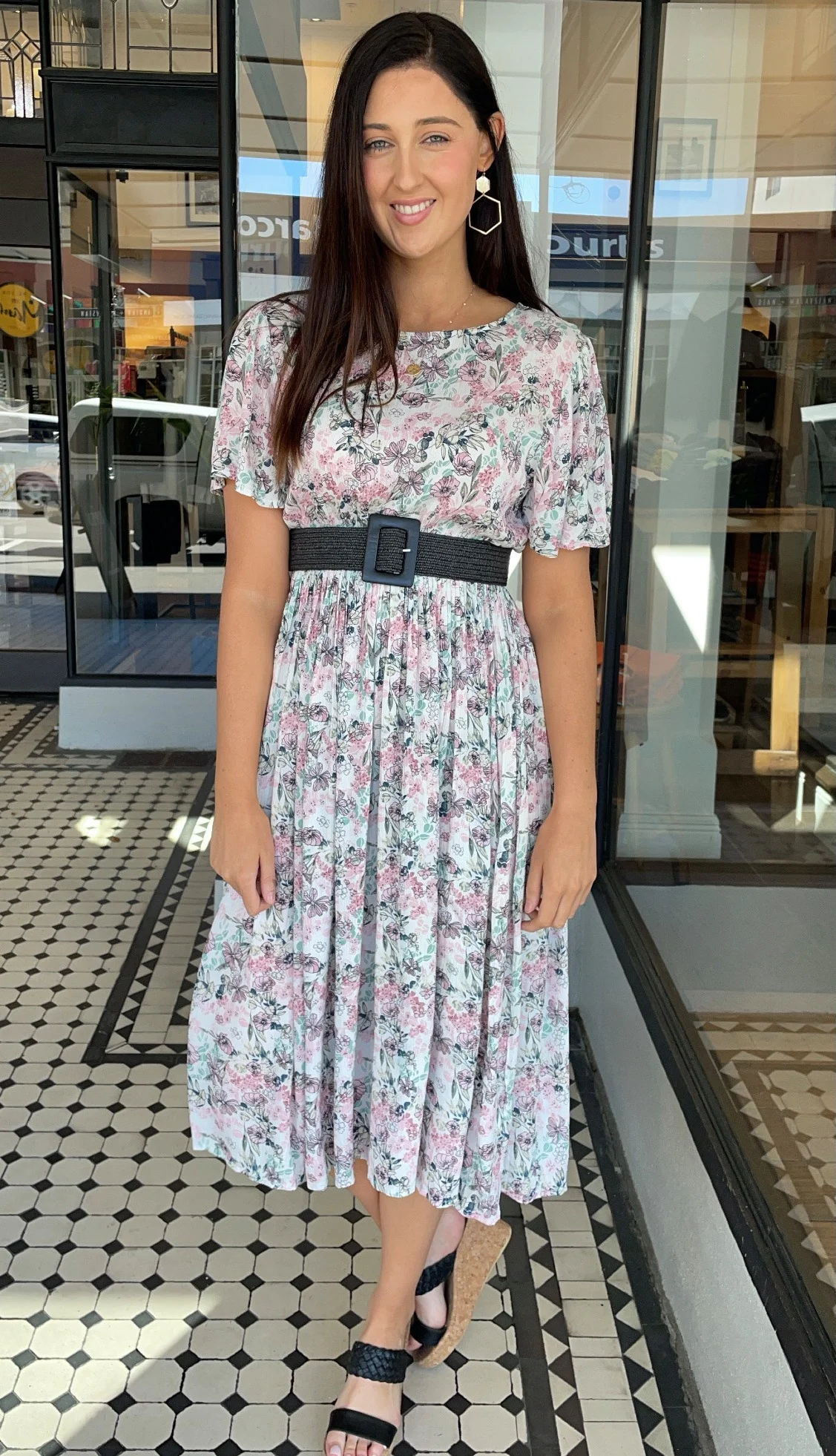 Marlena Floral Printed Dress