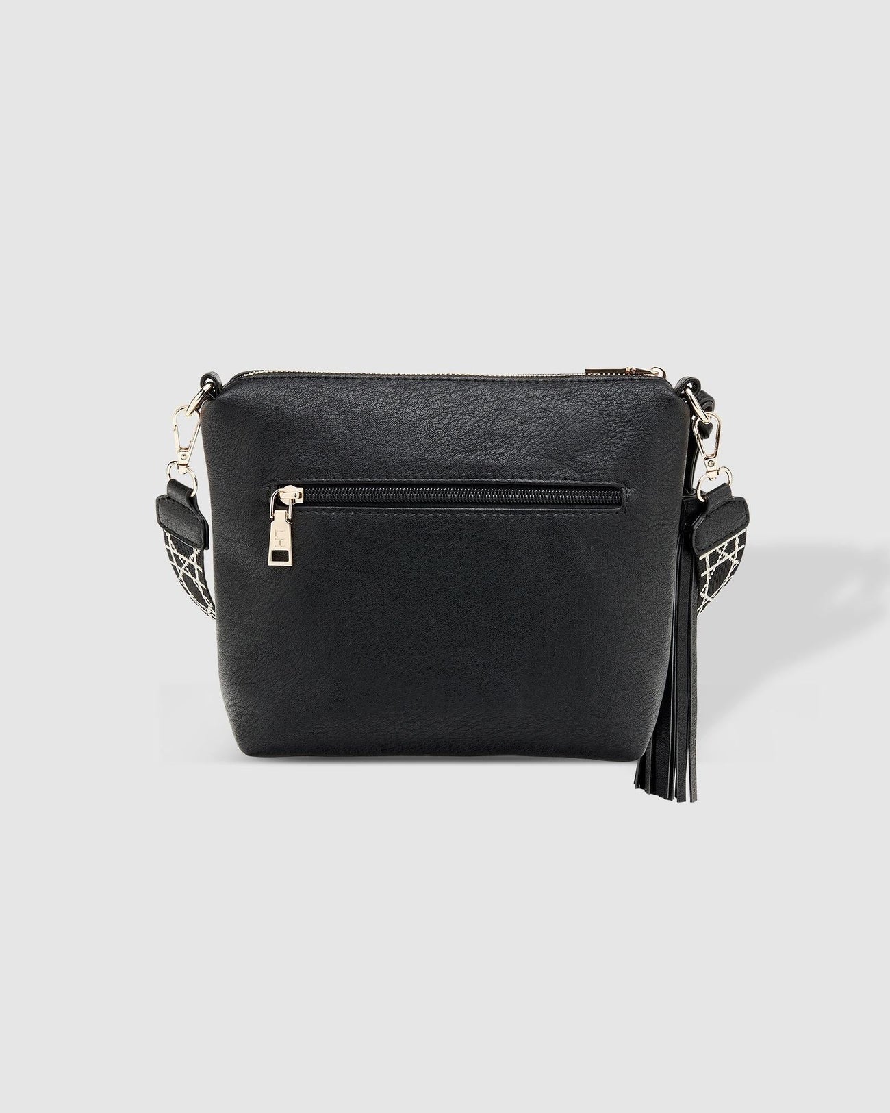 Kasey Crossbody Bag With Ezra Strap Black