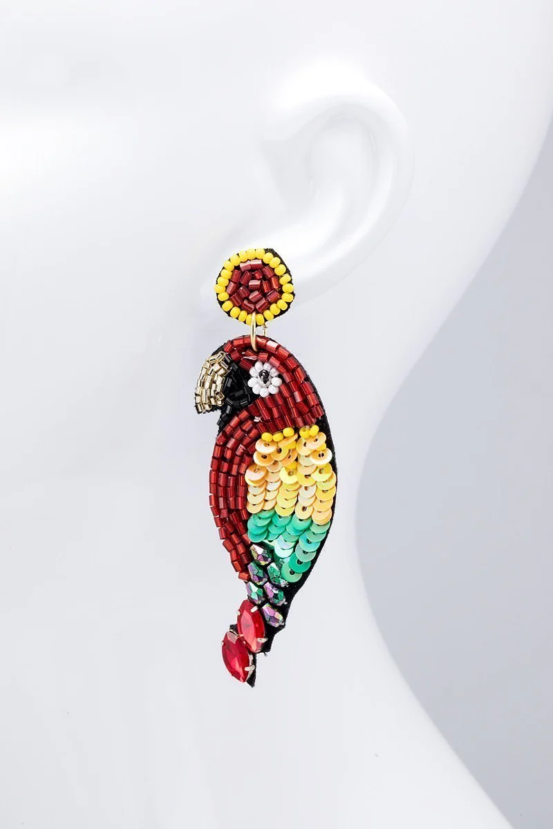 FME215 Beaded Parrot
