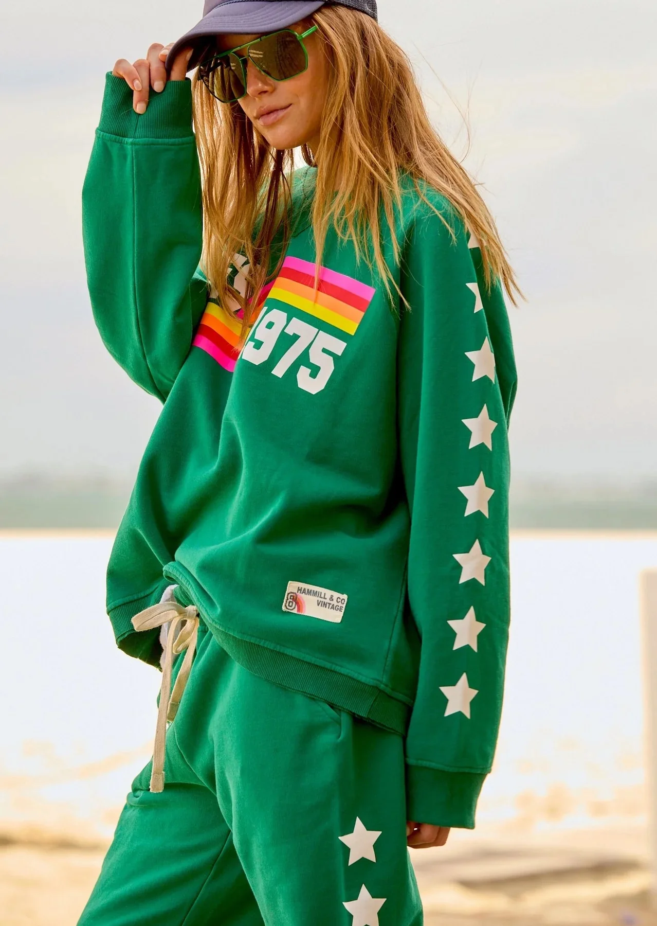 Vintage Vibes Emerald Sweat