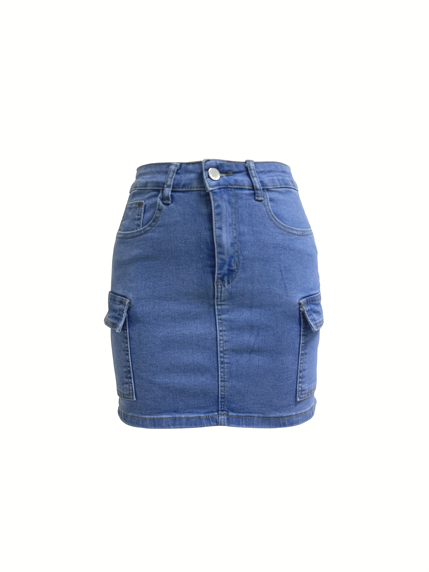 Ladies Denim Short Skirt Fashion Short Skirt Girls Fashion Denim Skirt Street Casual Dress