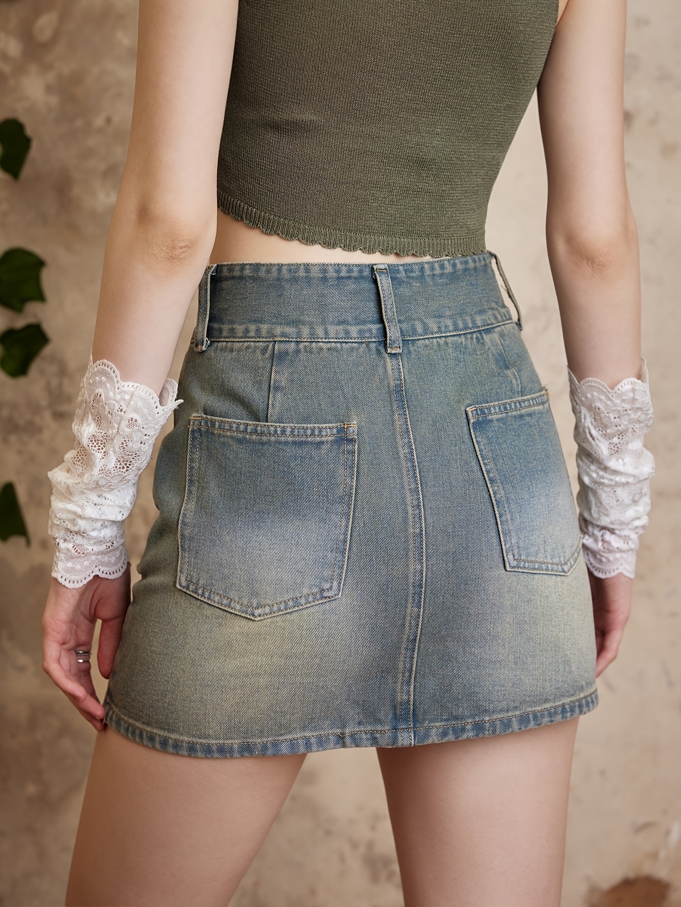 Summer women's denim skirts, shorts, buttocks, slimming effect, versatile on the street, fashionable and trendy half skirts, hot pants