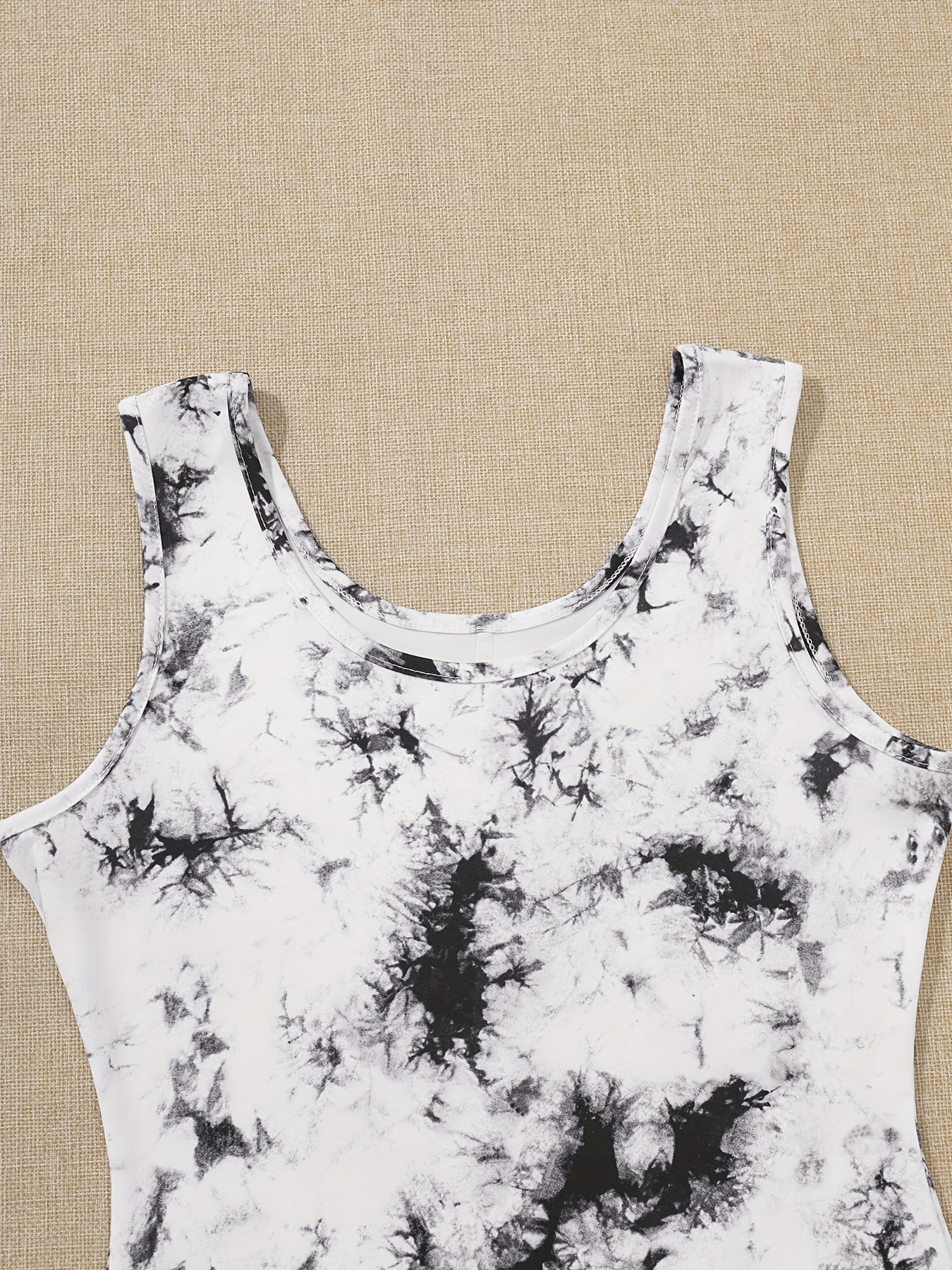 Women's Elegant All-Season Strapless Romper Jumpsuit with Unique Print, Stretchable Knit Fabric, and Easy Care