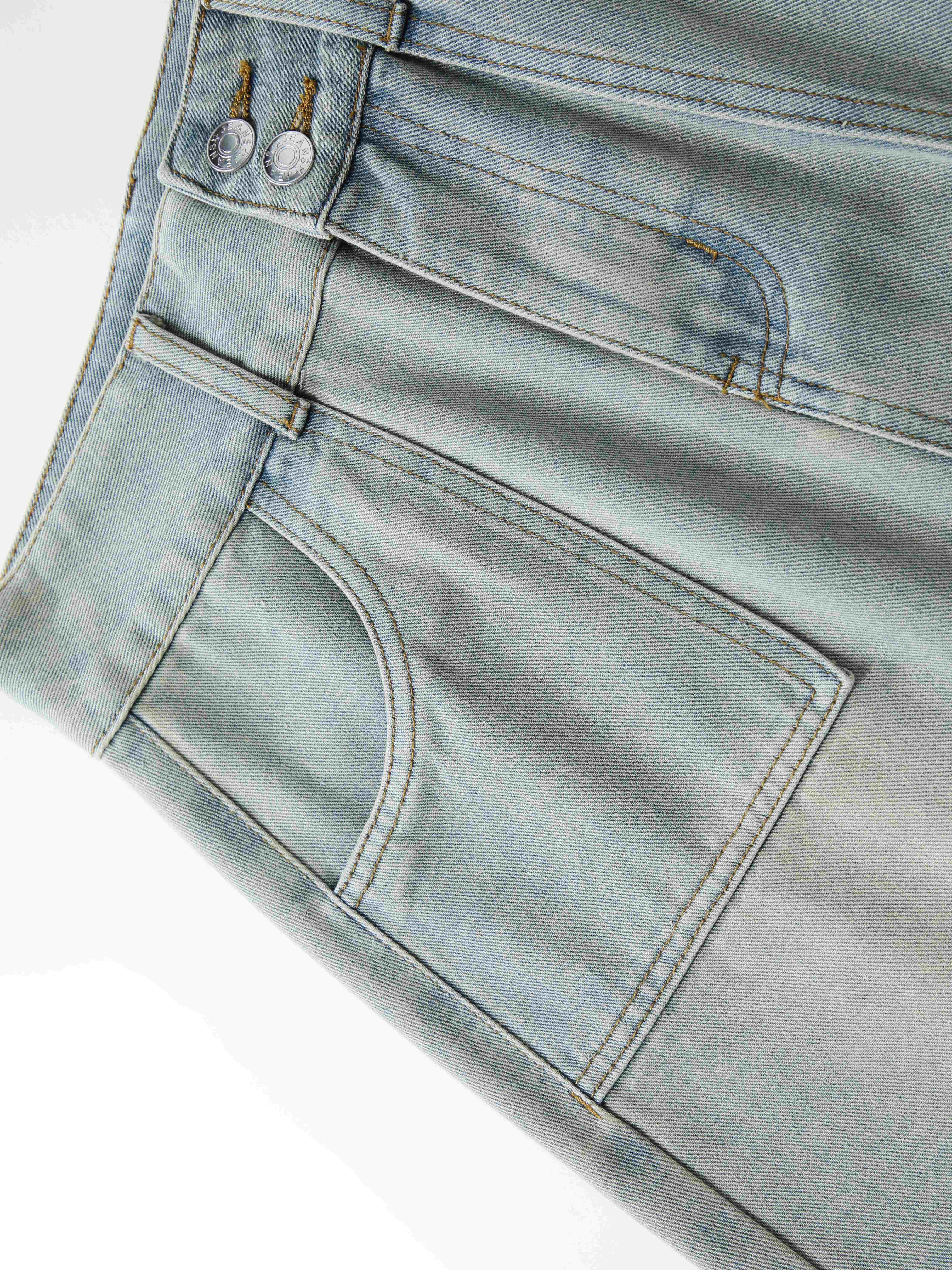 Summer women's denim skirts, shorts, buttocks, slimming effect, versatile on the street, fashionable and trendy half skirts, hot pants