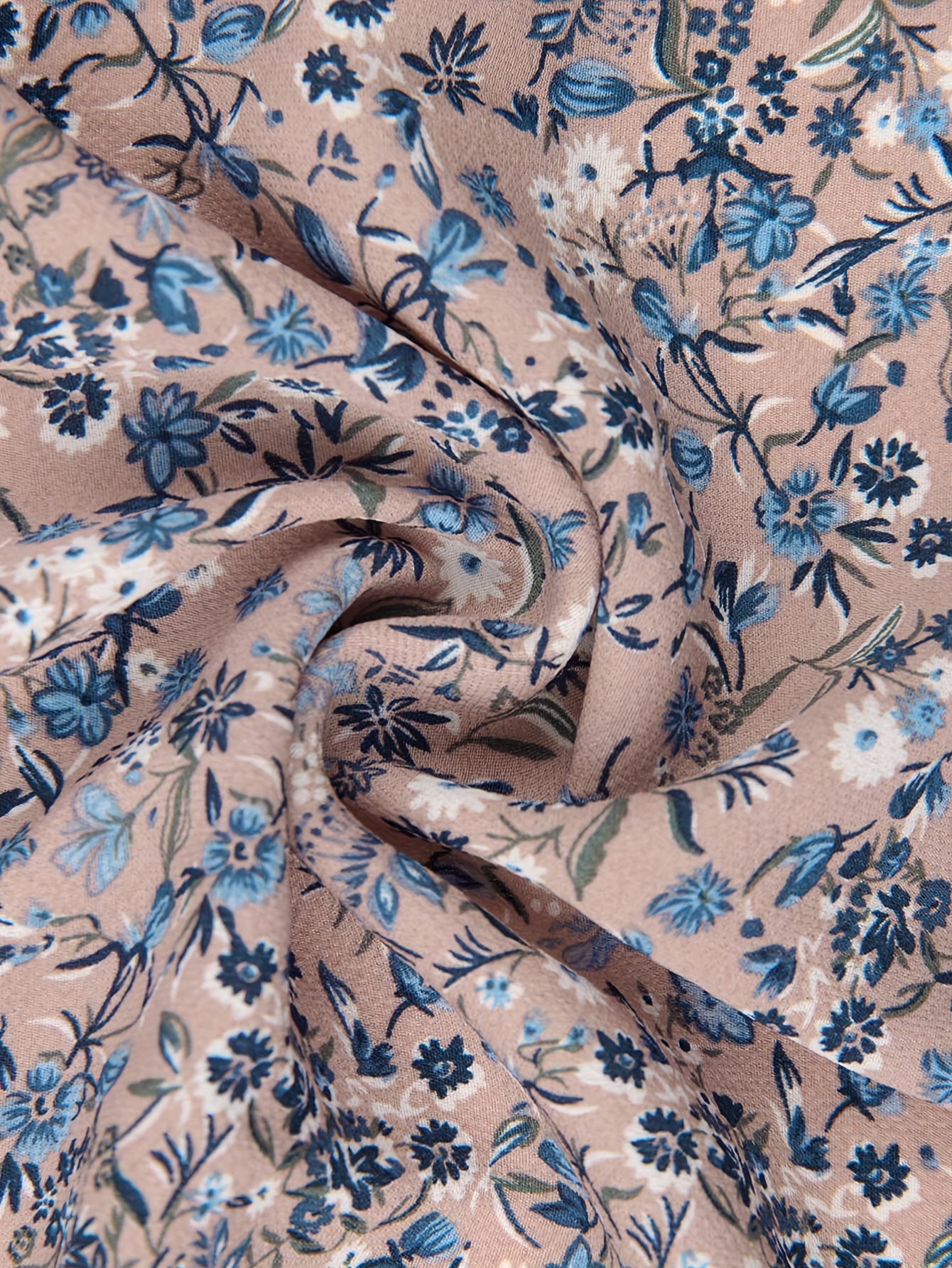 Floral Print Contrast Trim Blouse, Cute Notched Neck Short Sleeve Blouse For Spring & Summer, Women's Clothing