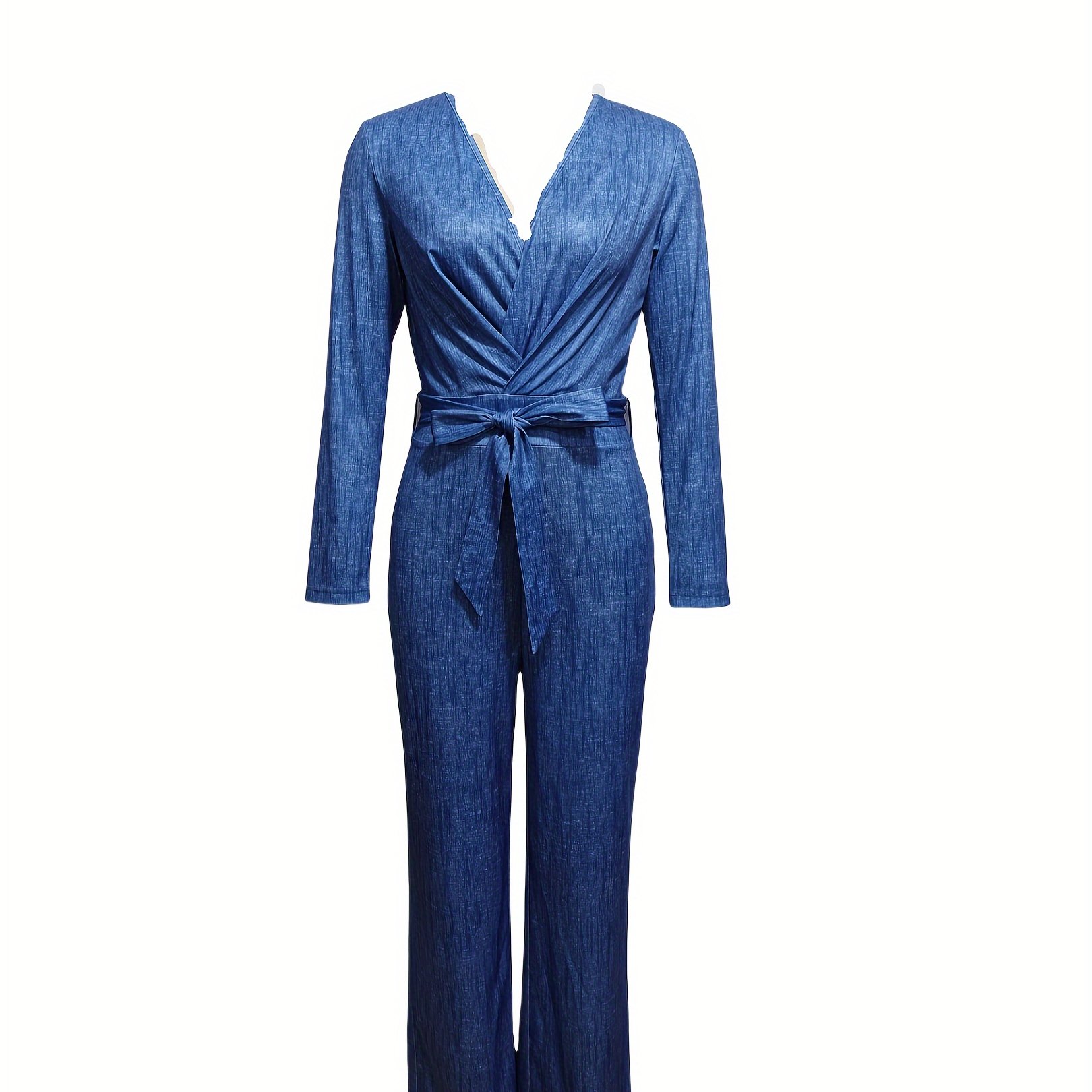 Directed Style Women's Fashionable and Casual Solid Color Jumpsuit