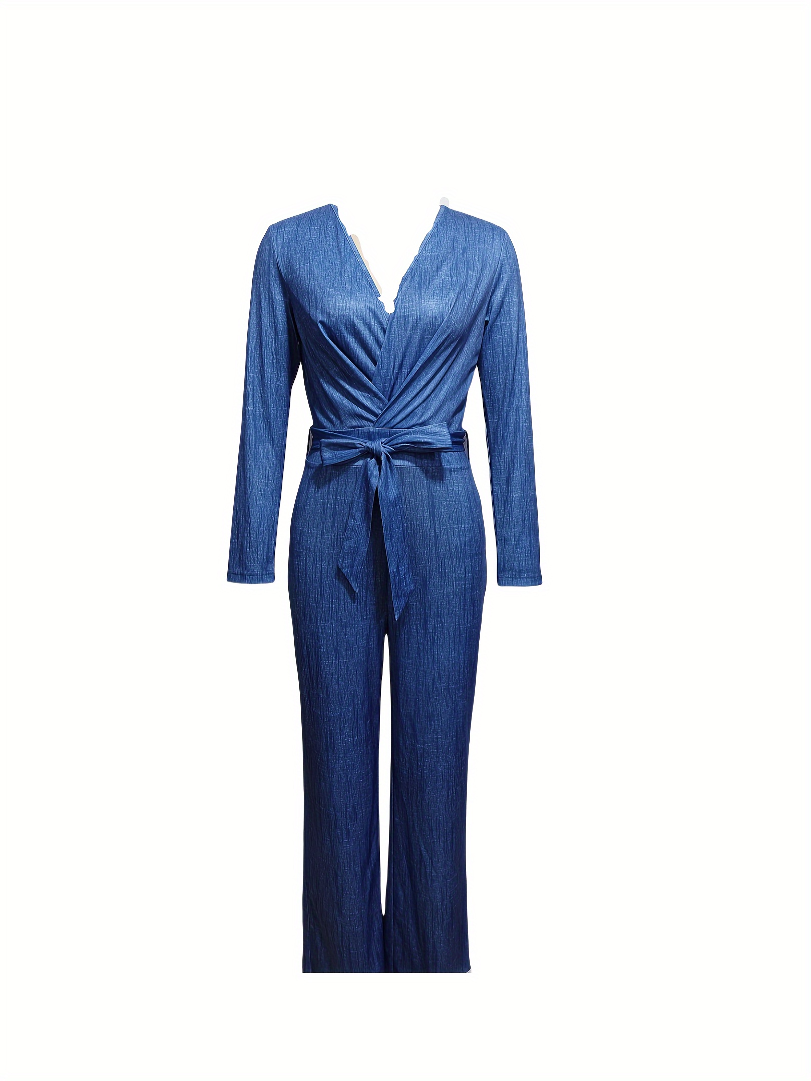 Directed Style Women's Fashionable and Casual Solid Color Jumpsuit