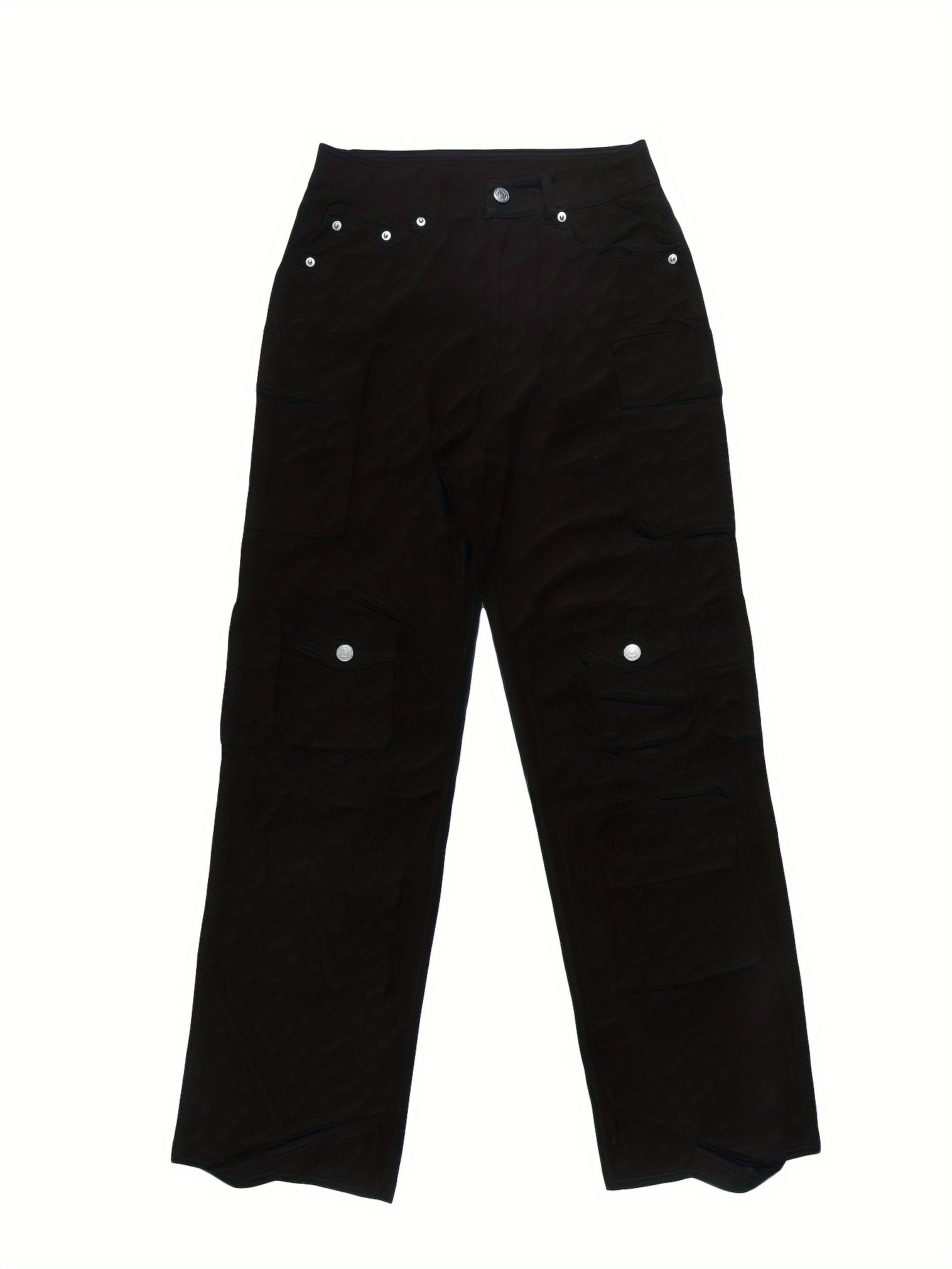 GILIPUR Women's High-Waisted Cotton Jeans Long Pants With Stretch, Streetwear Style, Machine Washable, All-Season