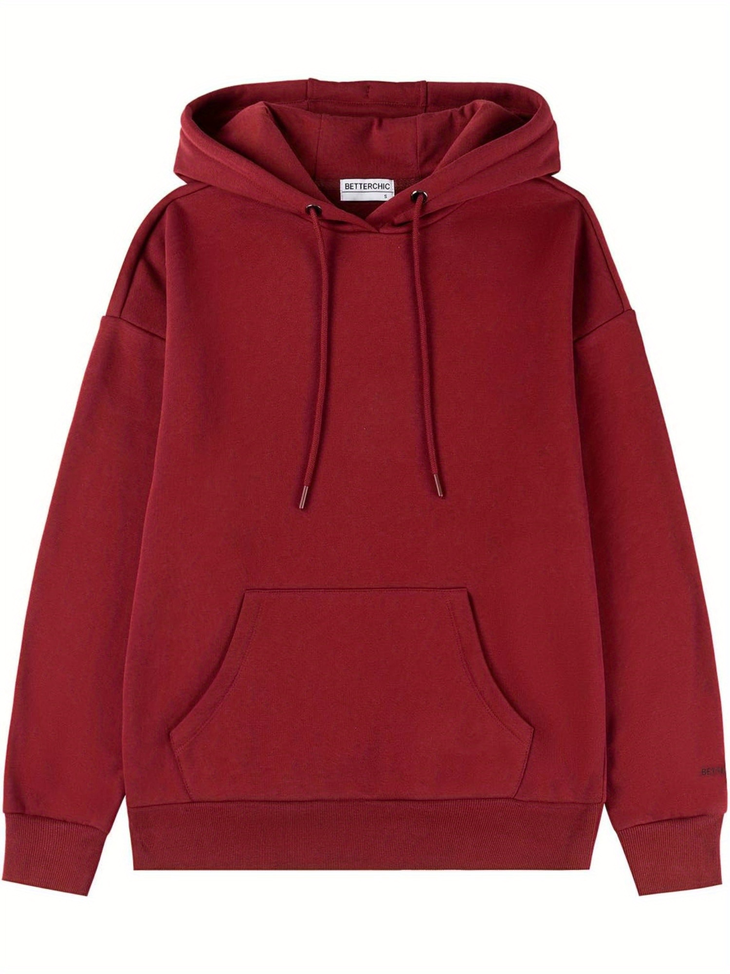 Women's Casual Hooded Sweatshirt Soft Brushed Fleece Pullover Hoodie