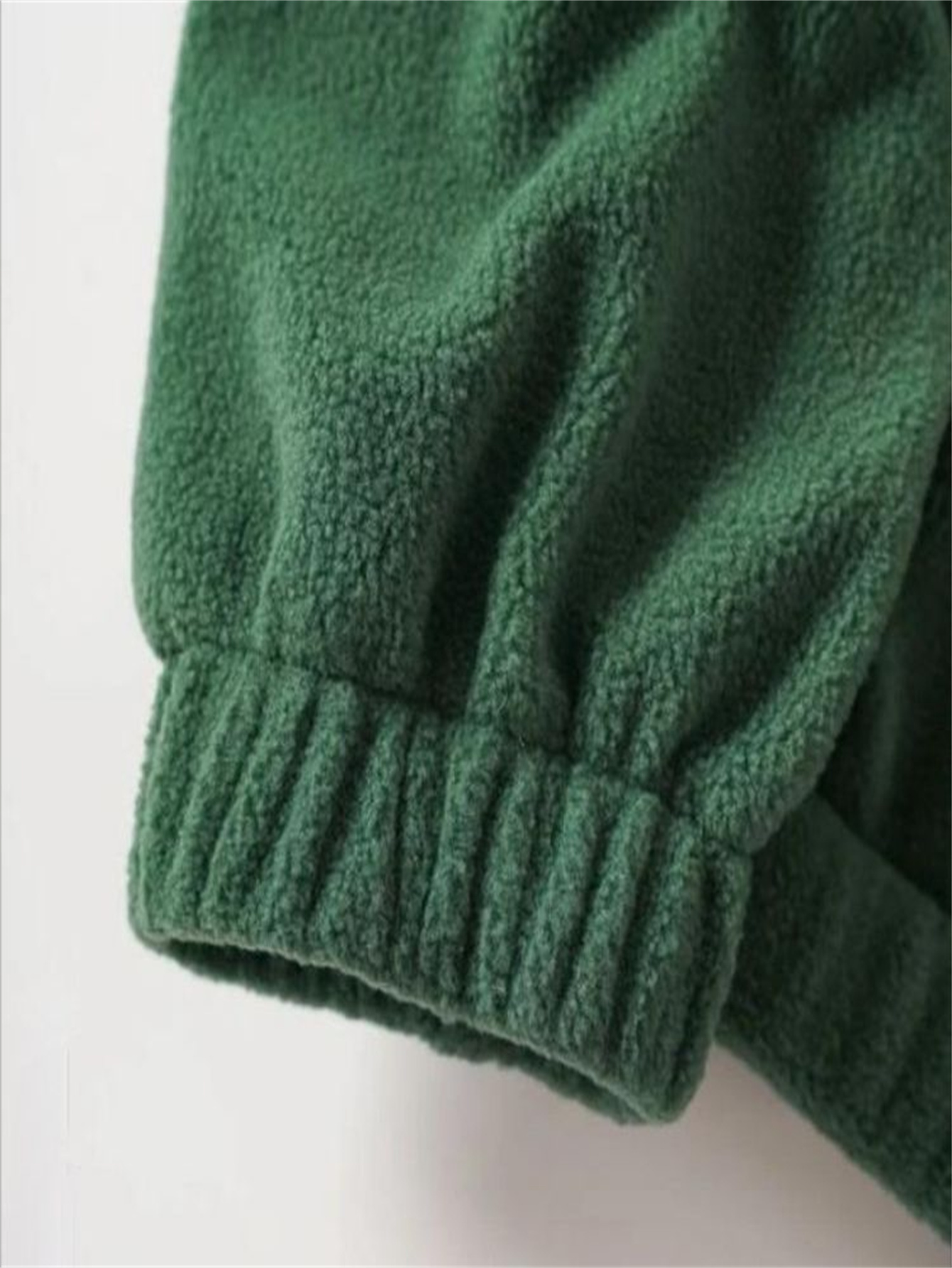 loose zipper half cardigan cashmere hoodie lady