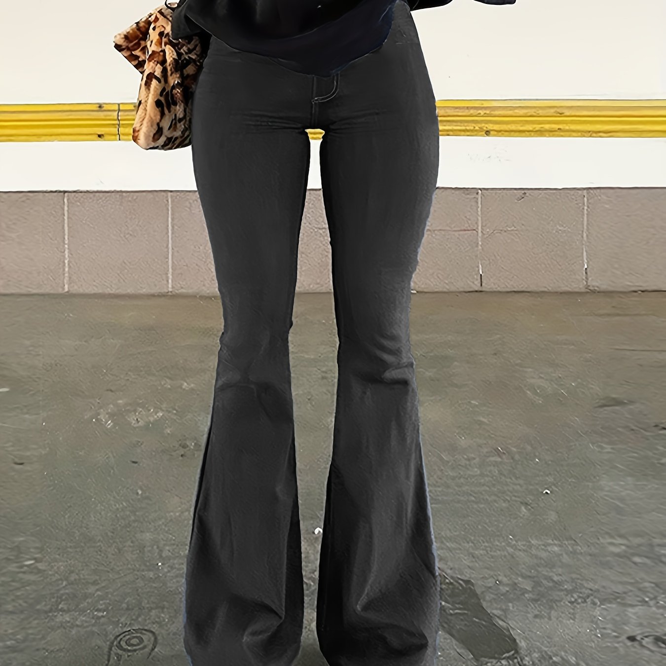 NVFelix High Waist Retro High-Waisted Jeans For Women, Long Length, Classic Style, Stretchy Fabric, Machine Washable, All Season