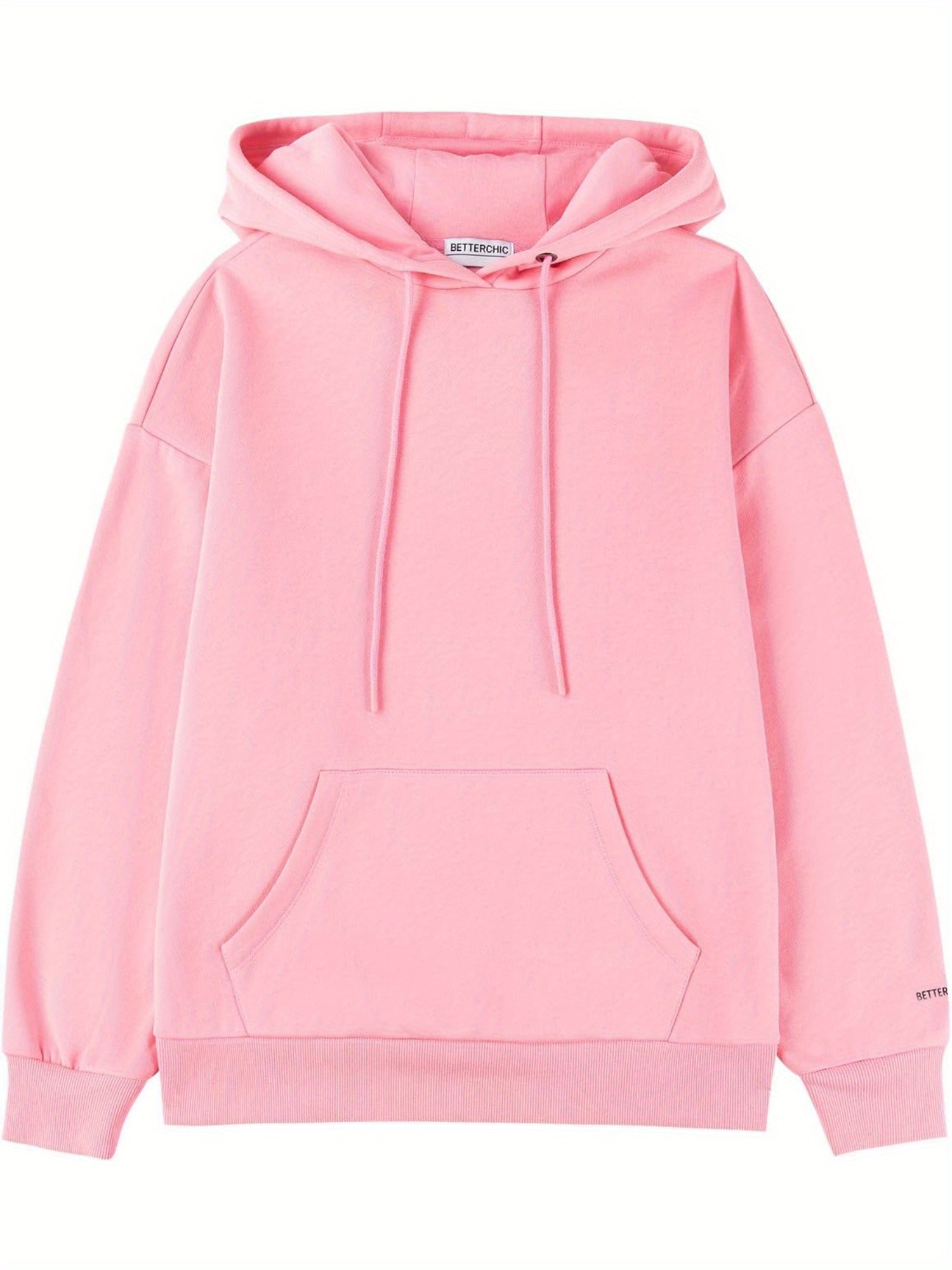 Women's Casual Hooded Sweatshirt Soft Brushed Fleece Pullover Hoodie