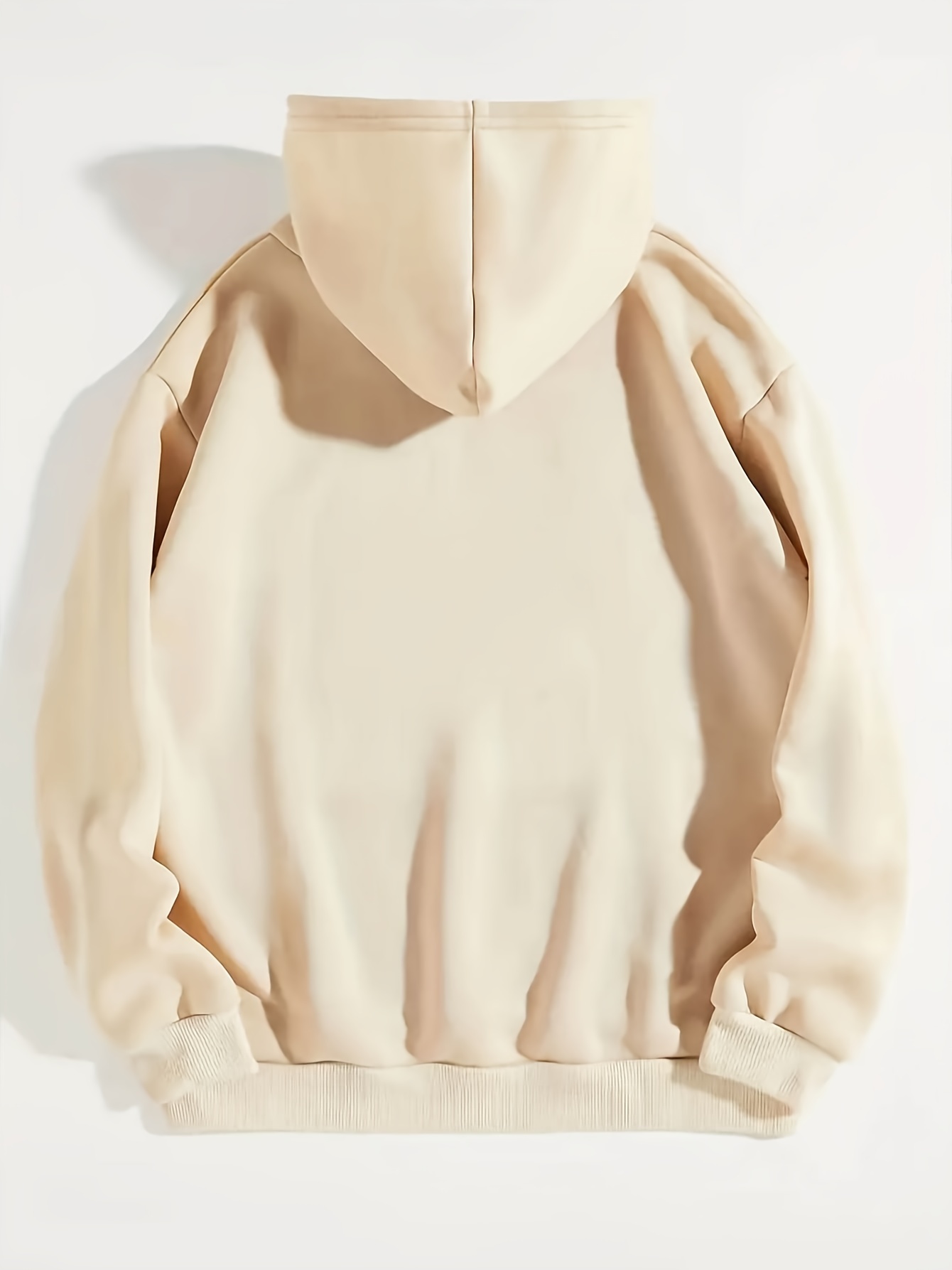 Art Letter Print Hoodie, Casual Kangaroo Pocket Long Sleeve Drop Shoulder Drawstring Hoodie For Fall & Winter, Women's Clothing