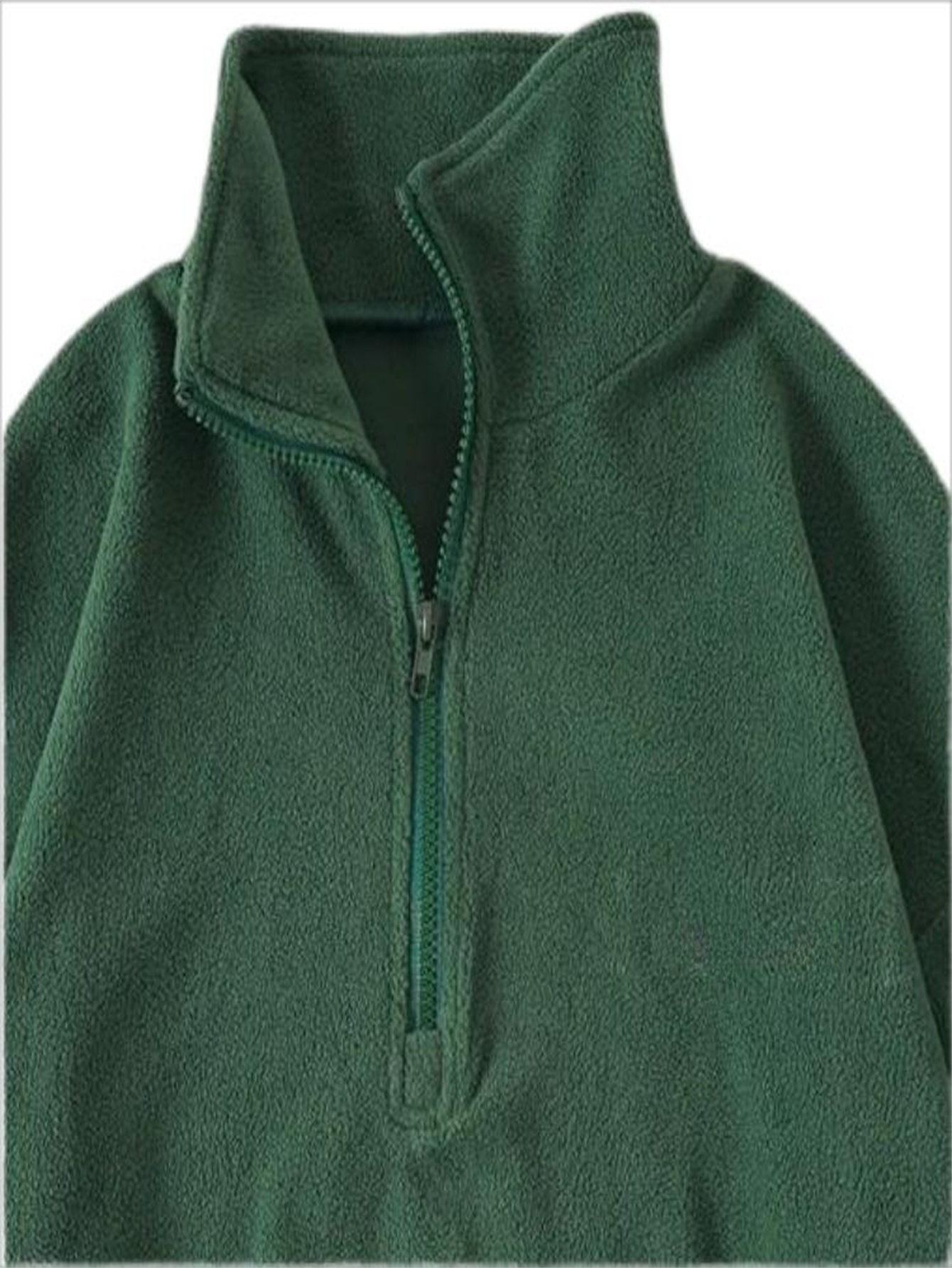 loose zipper half cardigan cashmere hoodie lady