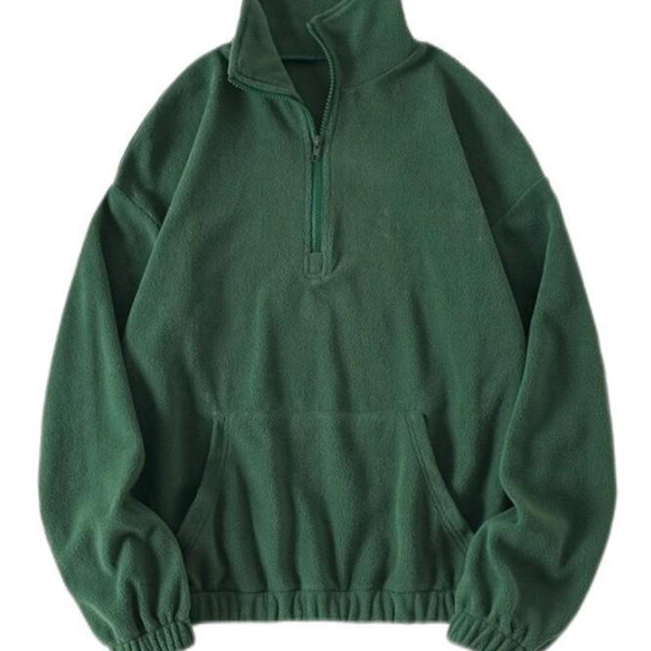 loose zipper half cardigan cashmere hoodie lady
