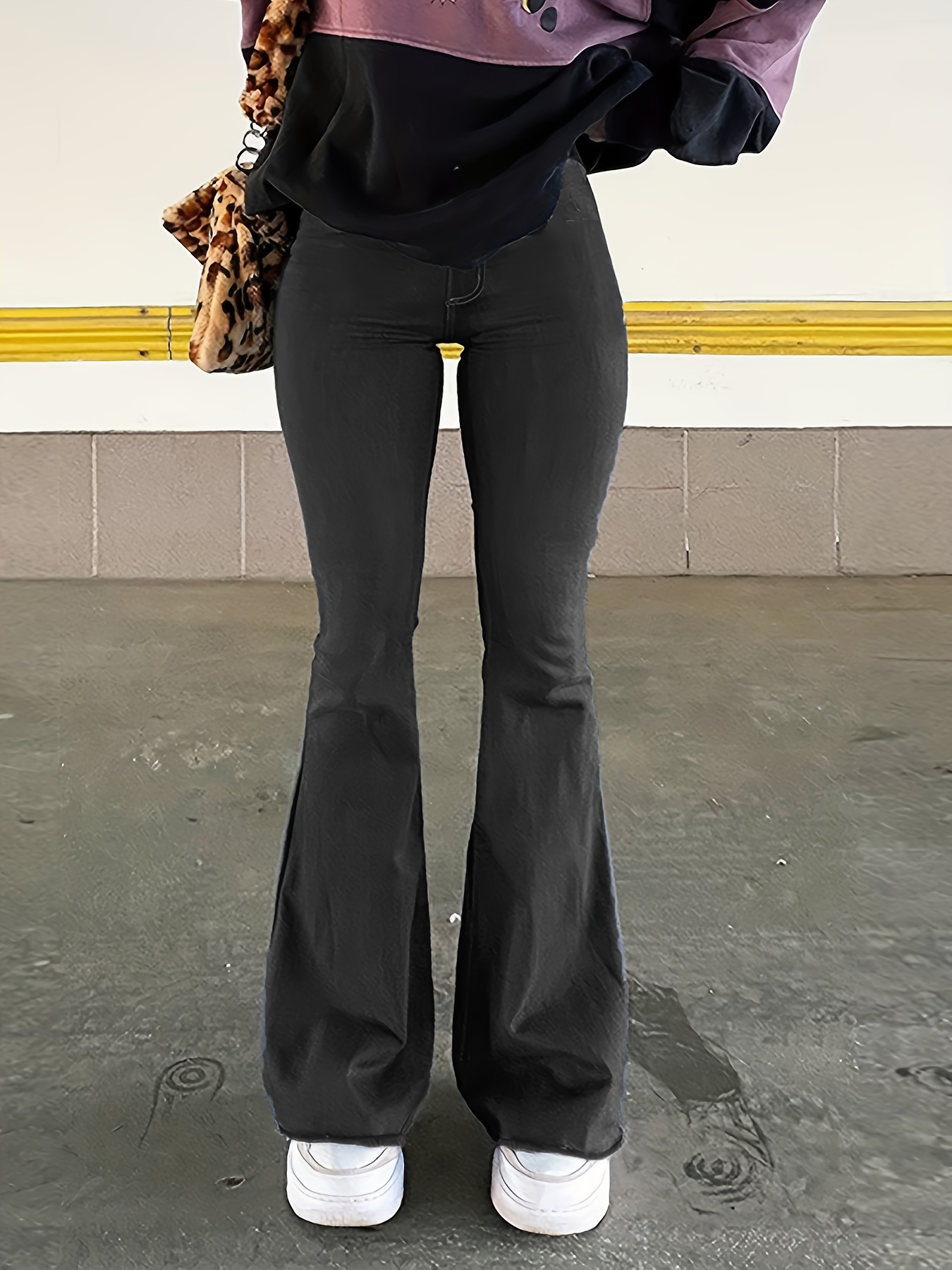 NVFelix High Waist Retro High-Waisted Jeans For Women, Long Length, Classic Style, Stretchy Fabric, Machine Washable, All Season