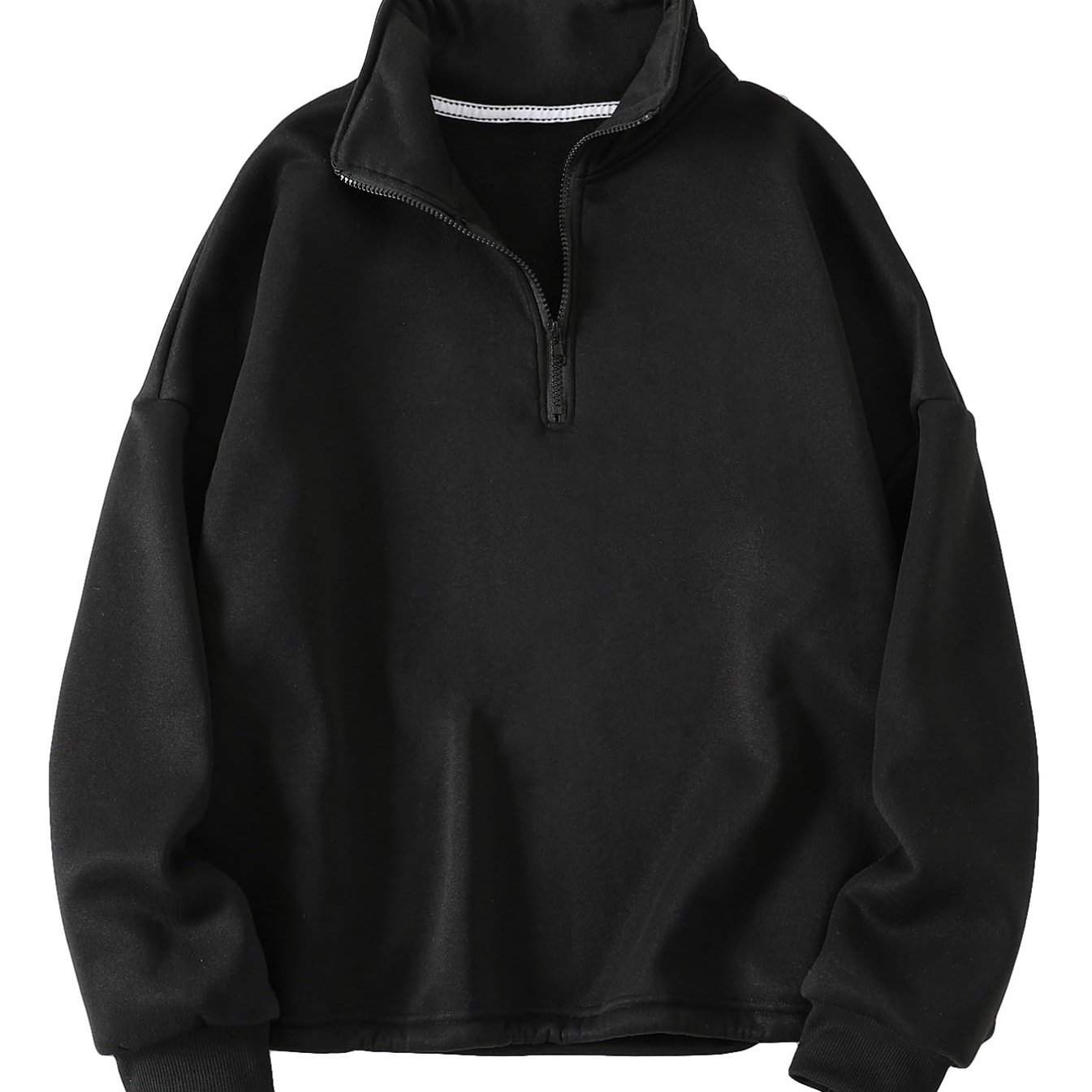 Womens Sweatshirts Half Zip Cropped Pullover Fleece Quarter Zipper Hoodies Fall outfits Clothes