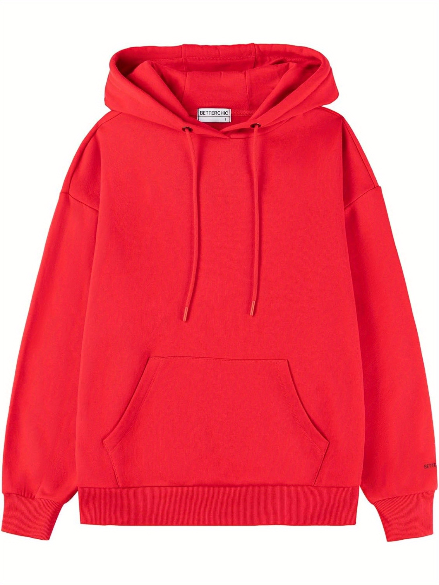 Women's Casual Hooded Sweatshirt Soft Brushed Fleece Pullover Hoodie