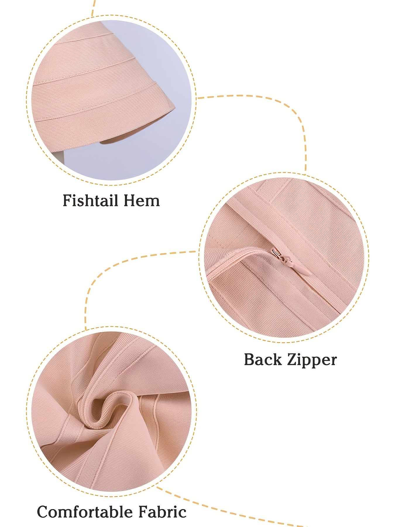 Women's Fashion Sexy Temperament Elegant Tight Suspender V-neck Ruffle Summer Mid-length Bandage Dress Party Cocktail Evening Dress