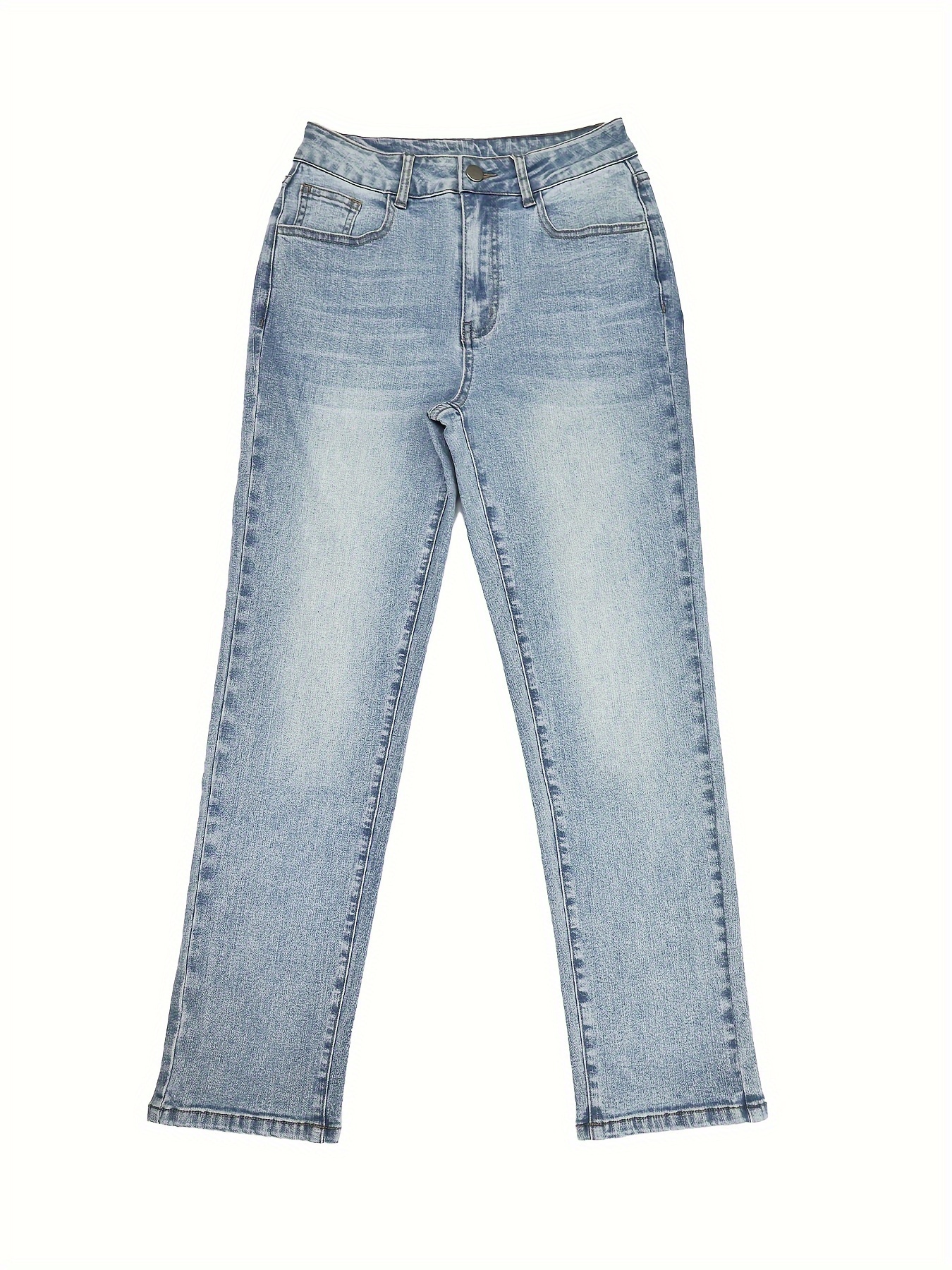 Women's Vintage-Inspired Skinny Jeans with Star Pocket Detail - Y2K Streetwear, Stretch Denim, Machine Washable
