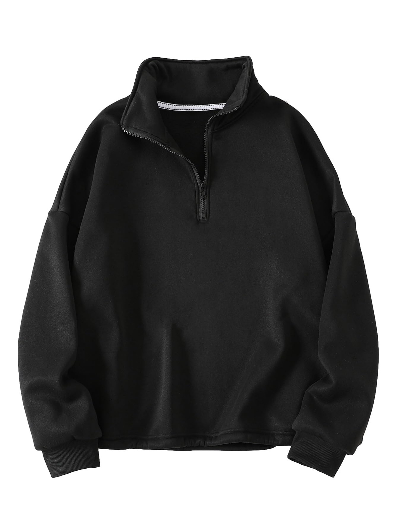 Womens Sweatshirts Half Zip Cropped Pullover Fleece Quarter Zipper Hoodies Fall outfits Clothes