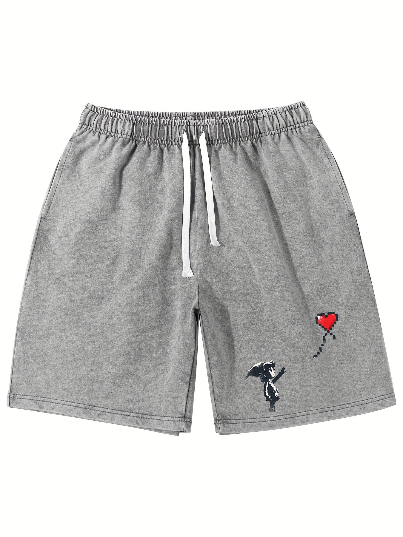 Men`s Casual 2024 Summer Lounge Plus Size Long Shorts Elastic Waist Drawstring Capris With Pocketrawstring Shorts Mens Sweatpants