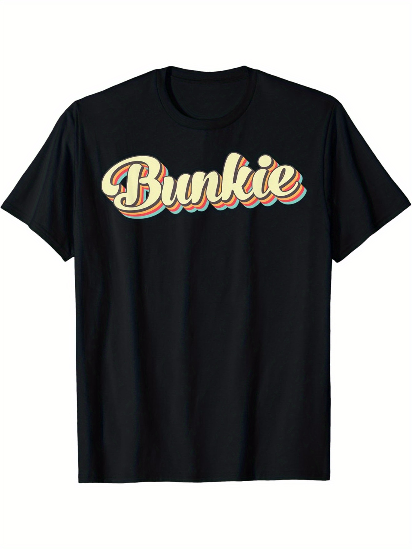 Bunkie TShirt Retro Art Baseball Font Vintage T-Shirt