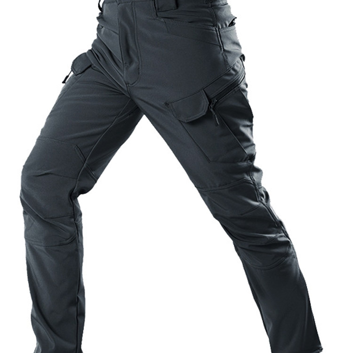 Men's fleece trousers - Waterproof tactical trousers - Warm overalls for autumn and winter - Training uniforms - Men's fleece casual trousers