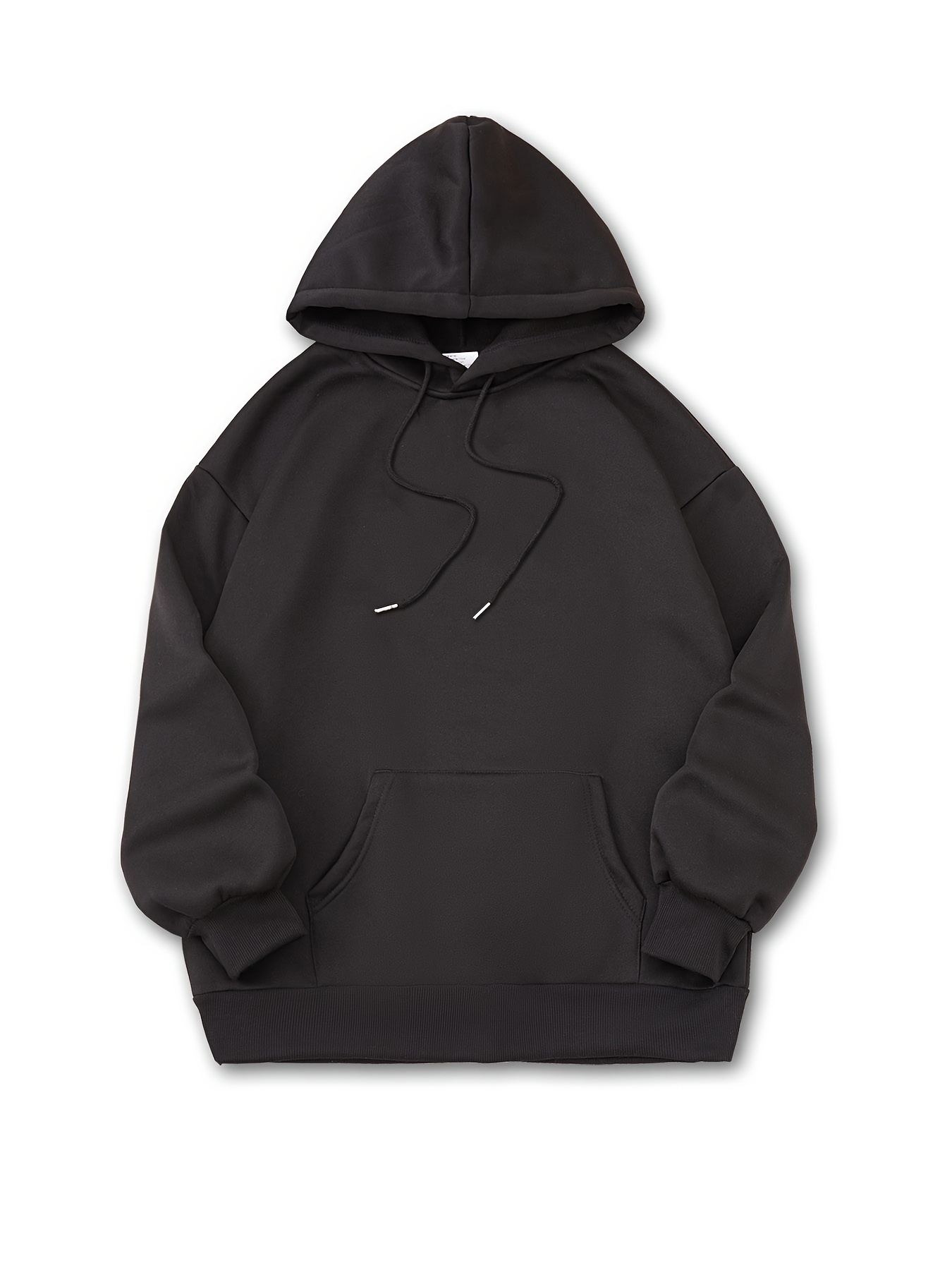 Girl Print Drawstring Kangaroo Pocket Hooded Sweatshirt, Fashion Long Sleeves Casual Sports Hoodie, Women's Activewear