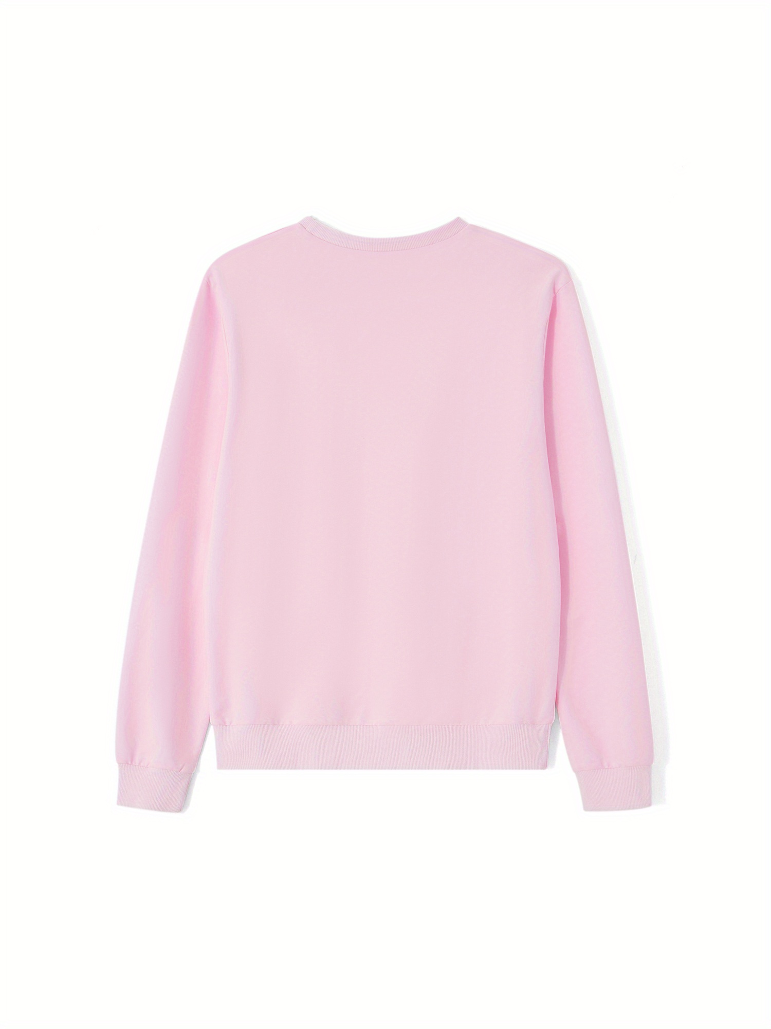 Family Matching Autumn Sweatshirt Parent-child Long Sleeve Crewneck Letter Flower Print Pullover