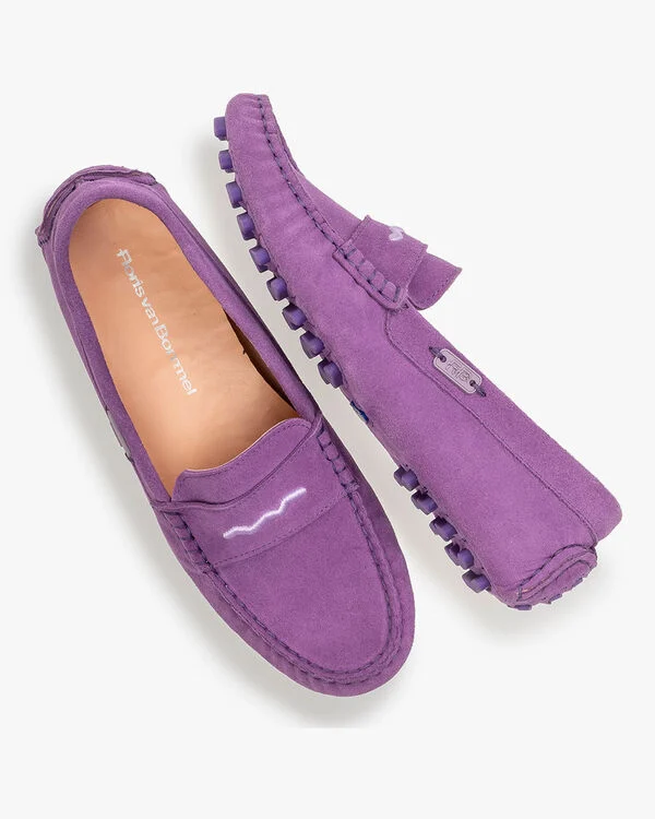 Purple women loafer Roki 01