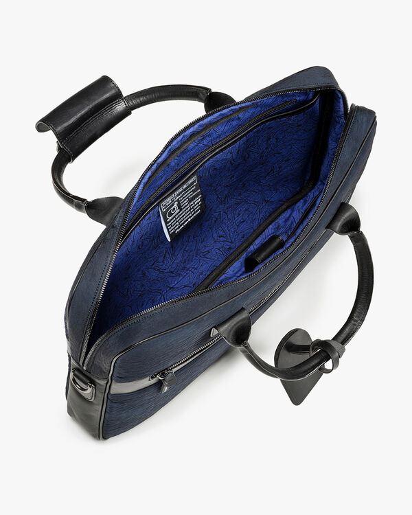 Office sleeve textiel blauw