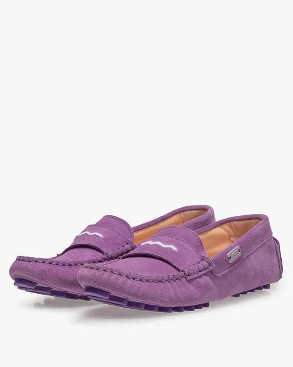 Purple women loafer Roki 01