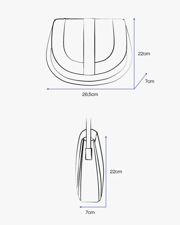 Shoulder bag cognac De Purser 03