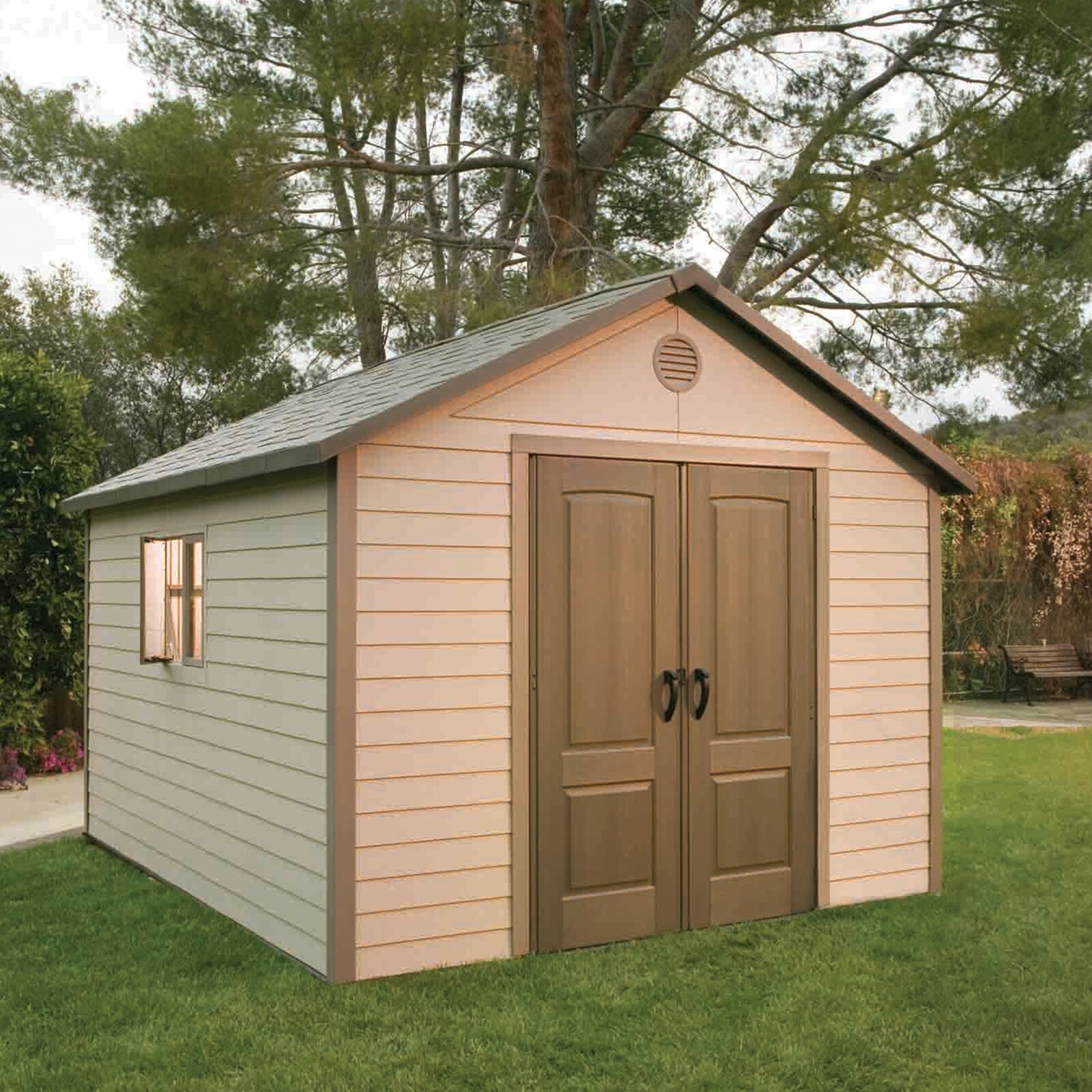 11ft.Wx11ft.DPlasticStorageShed