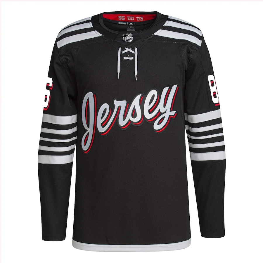 Jack Hughes New Jersey Devils   Alternate Primegreen   Jersey - Black