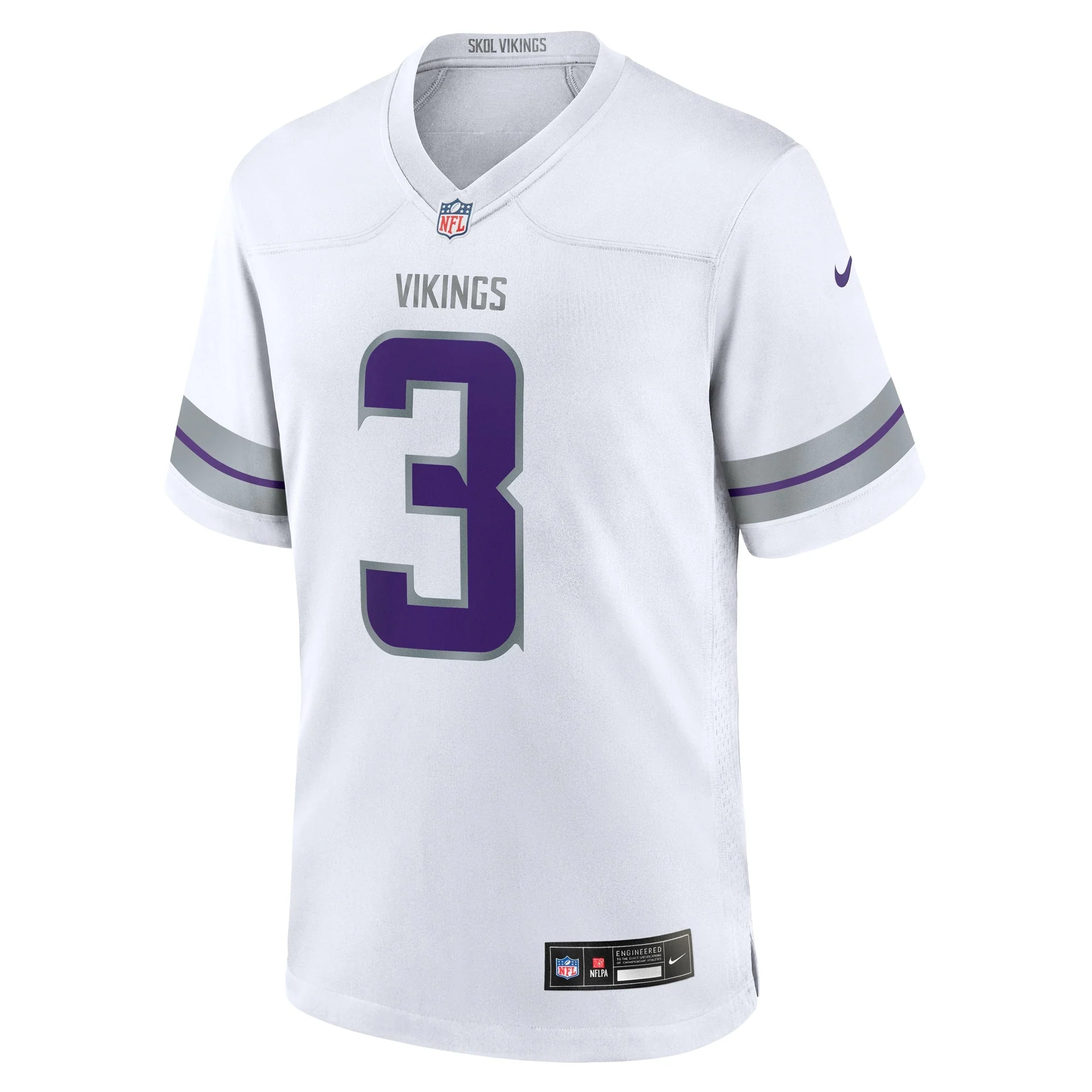 Jordan Addison Minnesota Vikings Nike Alternate Game   Jersey - White