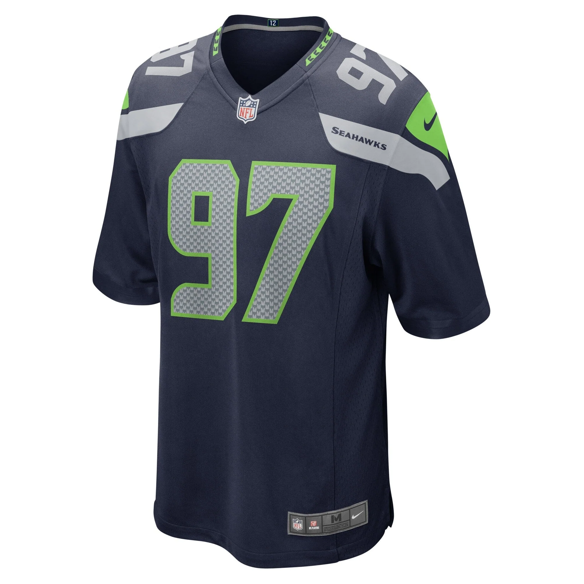 Mario Edwards Jr. Seattle Seahawks Nike  Game Jersey - College Navy