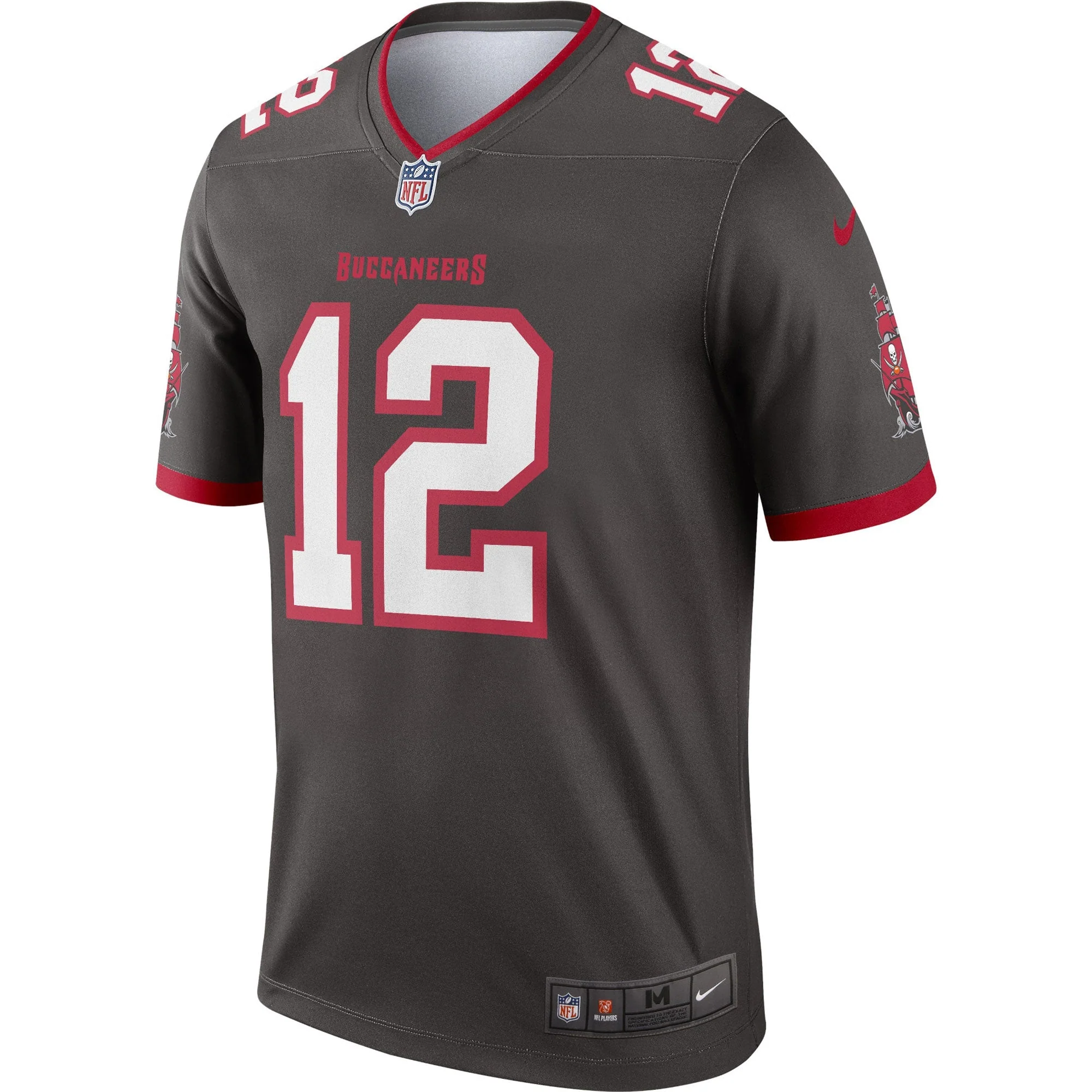 Tom Brady Tampa Bay Buccaneers Nike Alternate Legend Jersey - Pewter