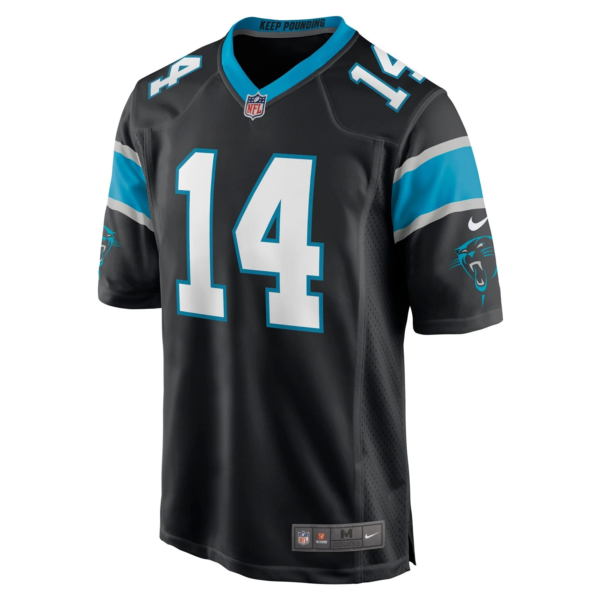 Sam Darnold Carolina Panthers Nike Game   Jersey - Black
