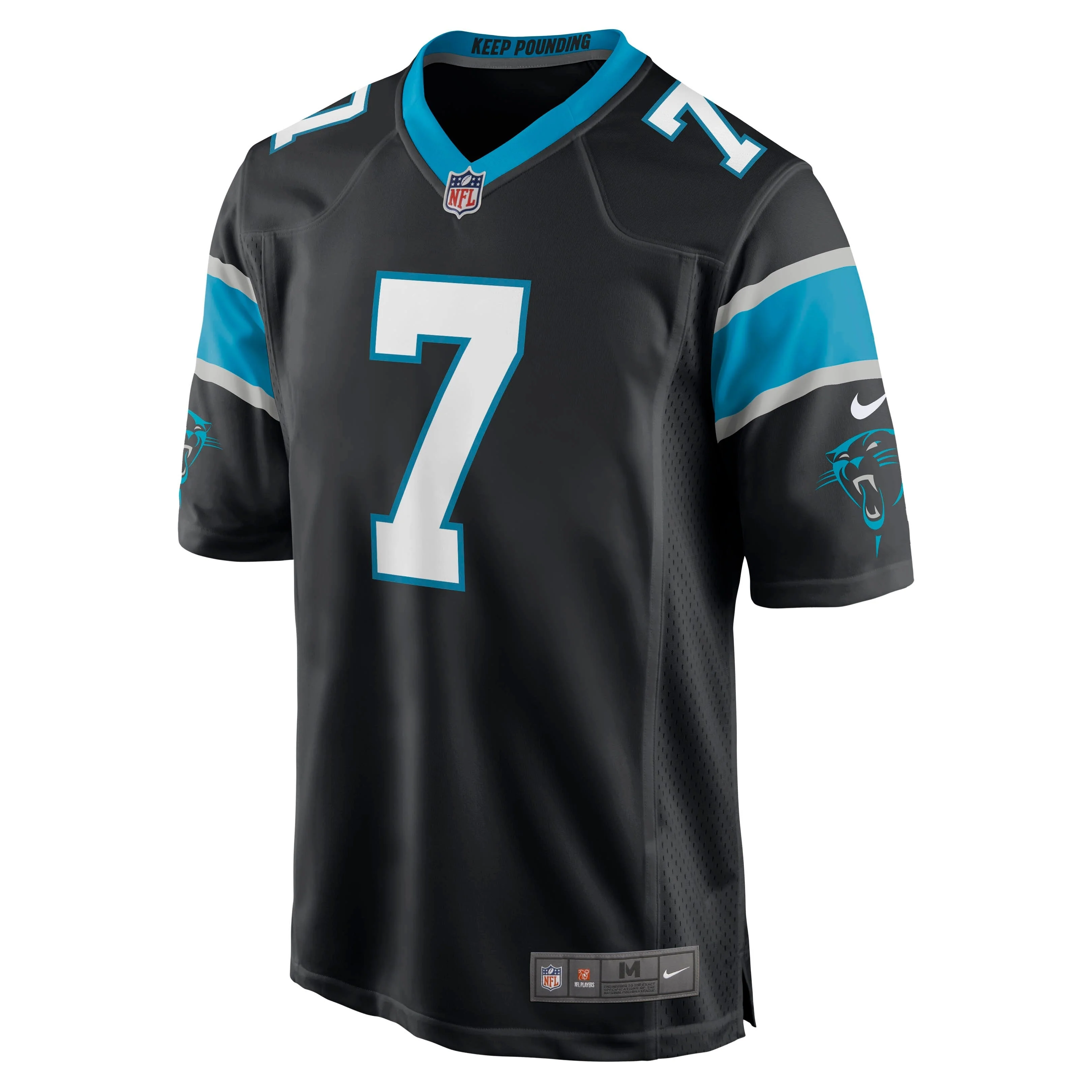 Steve Beuerlein Carolina Panthers Nike Retired   Jersey - Black