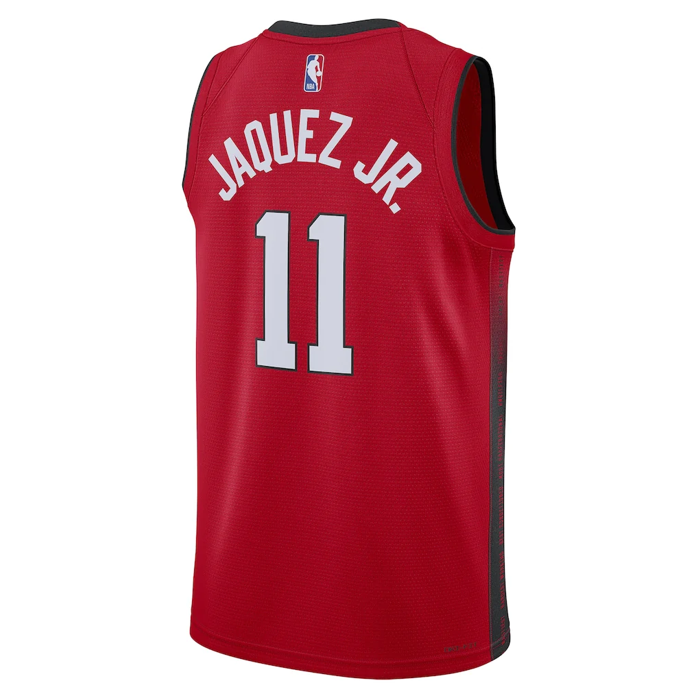 Unisex Miami Heat Jaime Jaquez Jr. Red 2024/25 Swingman Jersey - City Edition
